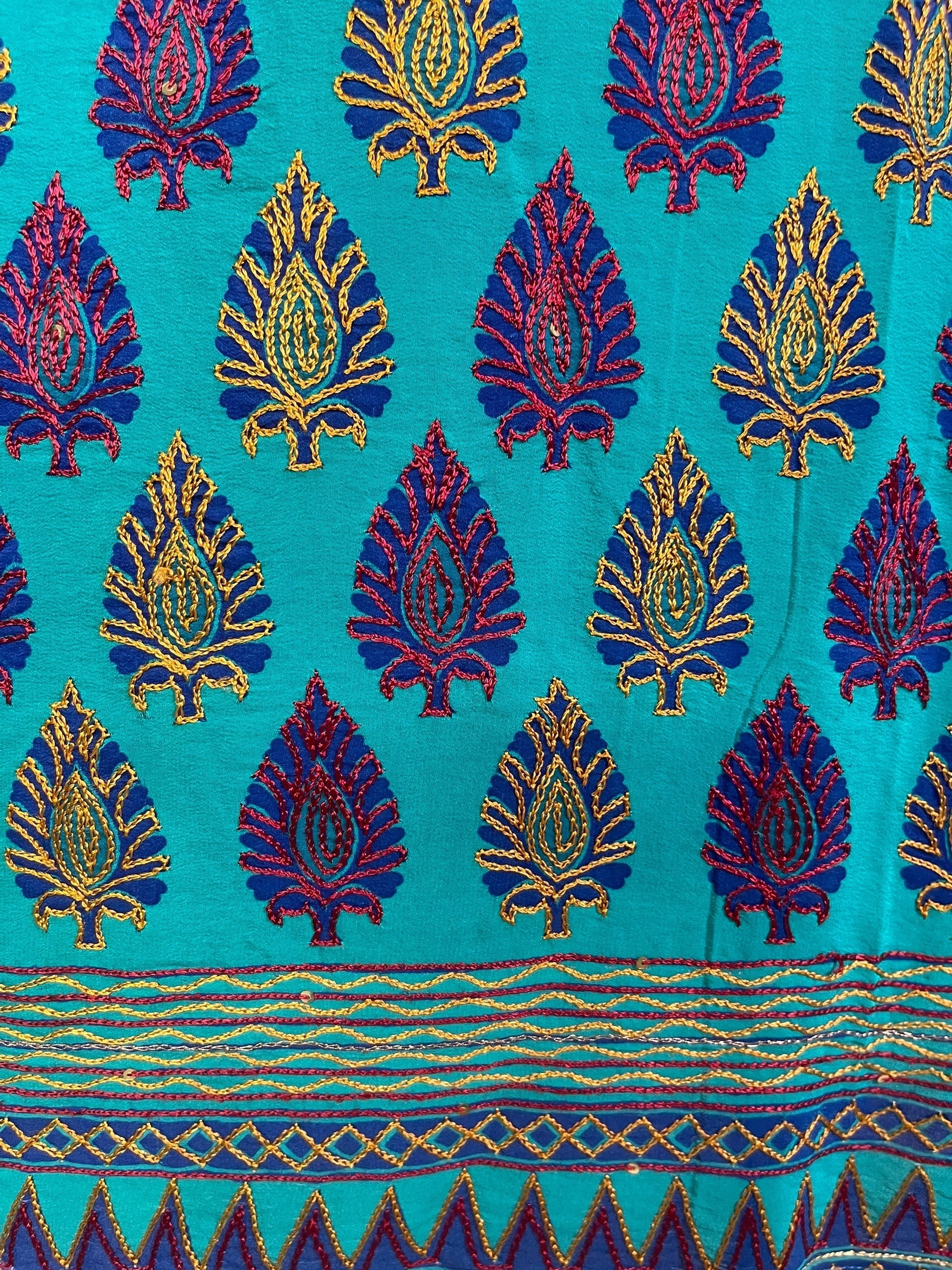 PRC8010 Avatar Pure Silk Short Kaftan Tunic with Slits