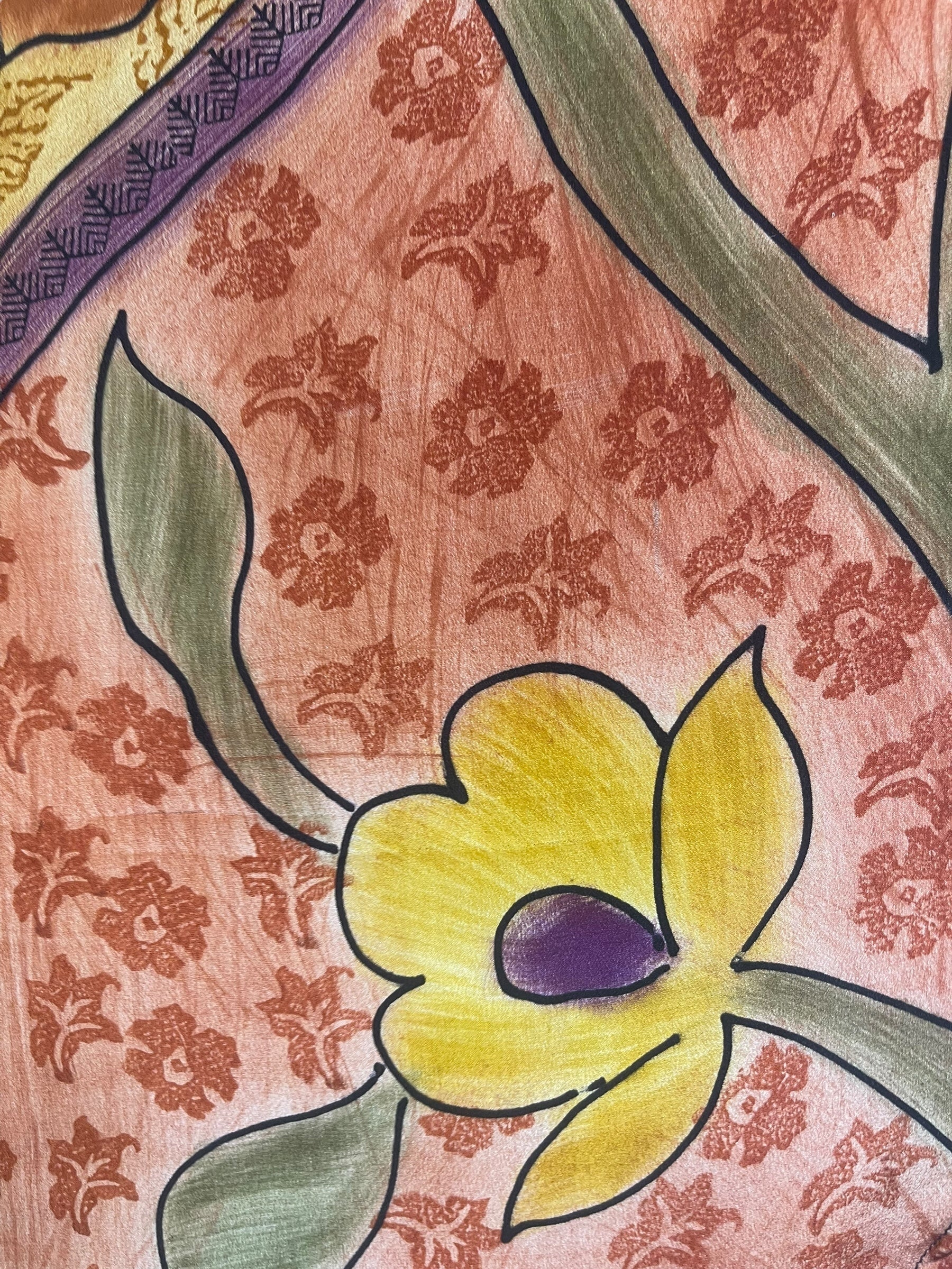 PRC8068 Avatar Pure Silk Waterfall Top