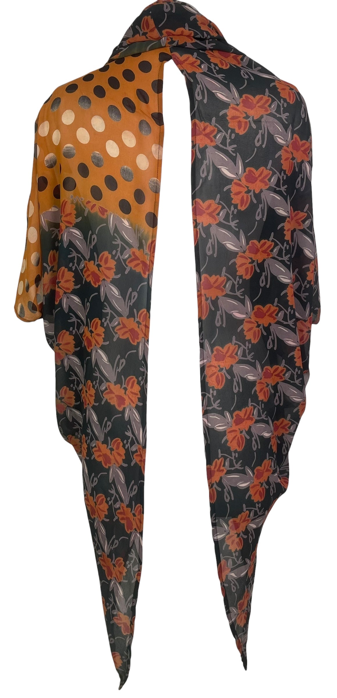 PREVIEW PRG8600 Sheer Wabi Sabi Pure Silk Cardigan by FEBRUARY2026 – Handmade ethical Cardigan from sariKNOTsari using upcycled silk. Designed in Canada for travel and slow fashion, loved from Toronto to LA to Sydney.