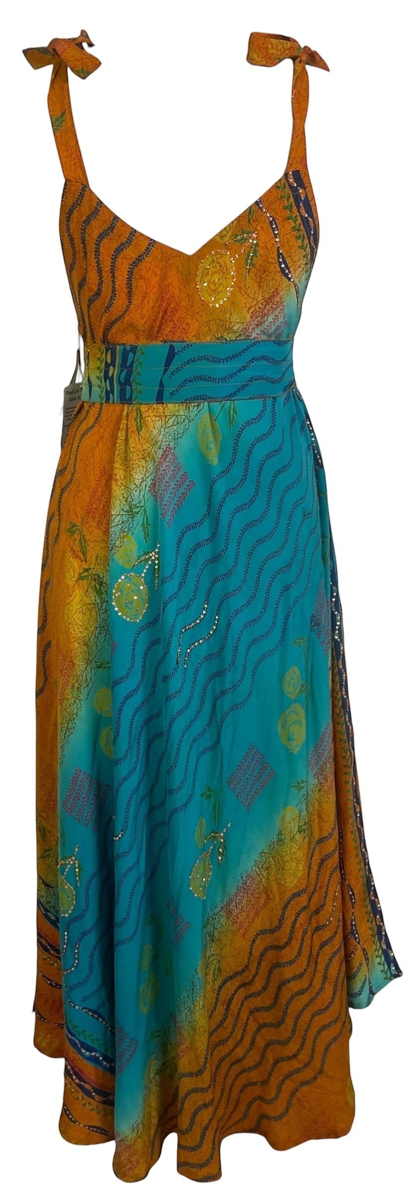 PREVIEW PRC8820 Wabi Sabi Pure Silk Maxi Dress with Belt