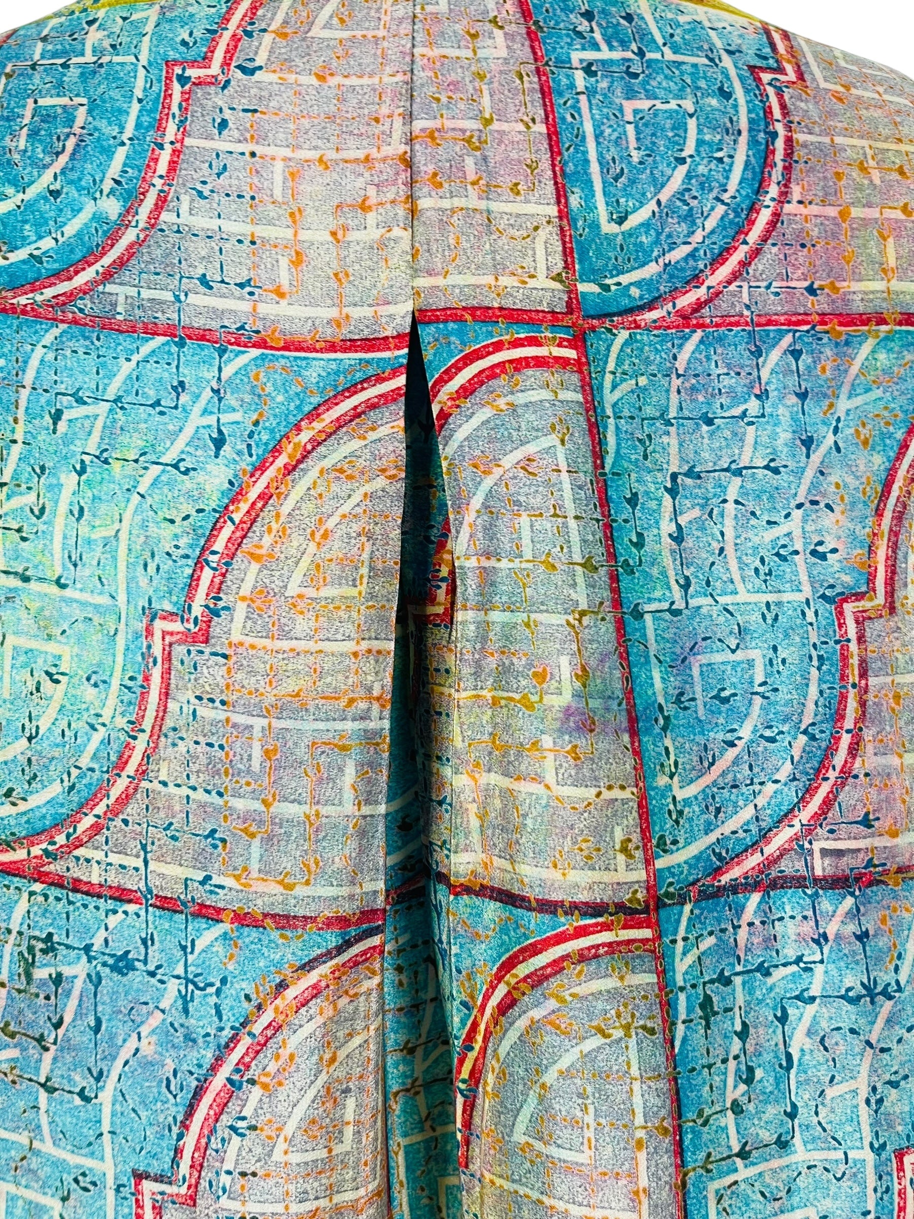 PRC6837 Wabi Sabi Pure Silk Self Pocket Tunic Dress