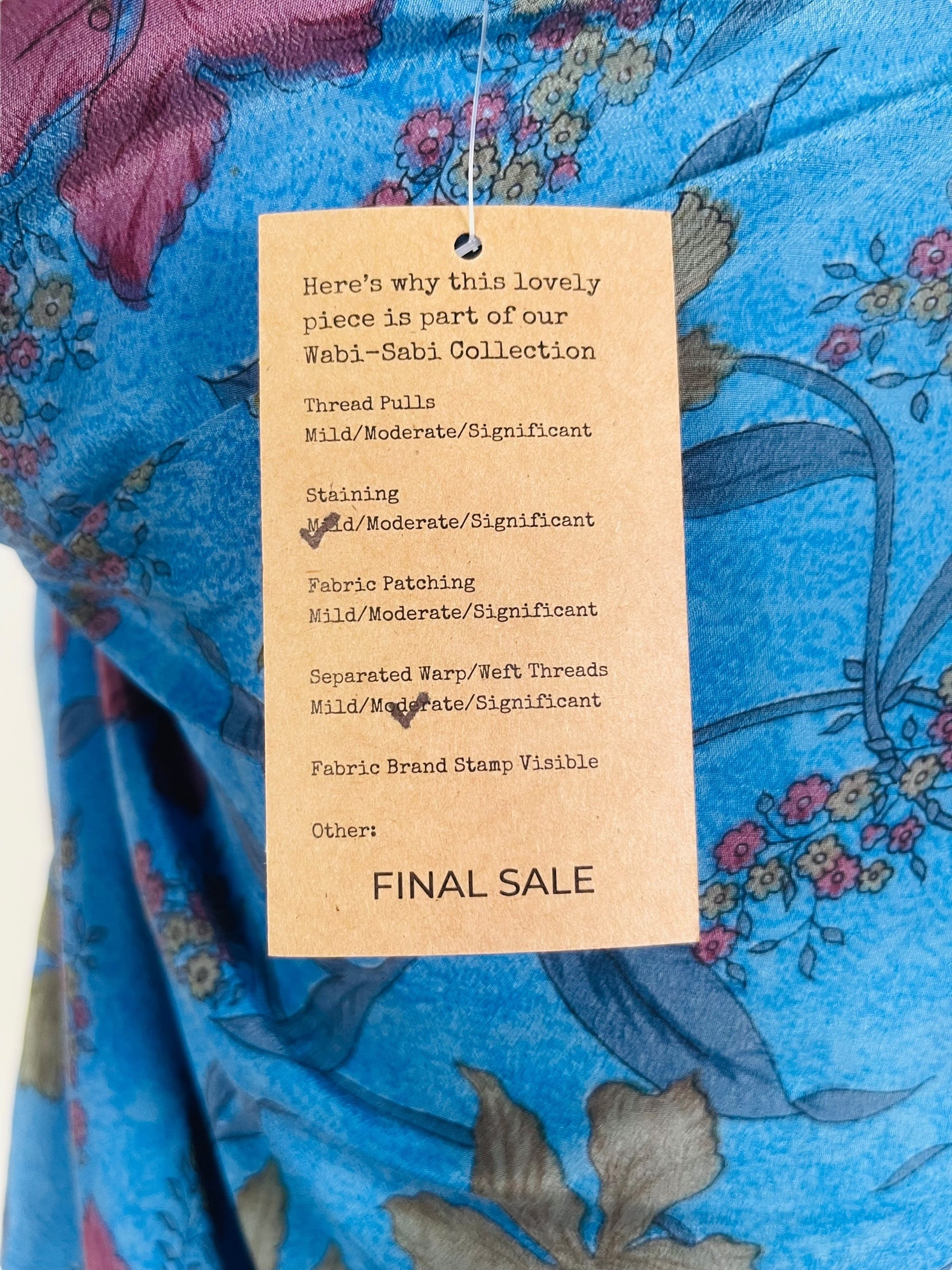 PRC6870 Wabi Sabi Pure Silk Side Slit Top