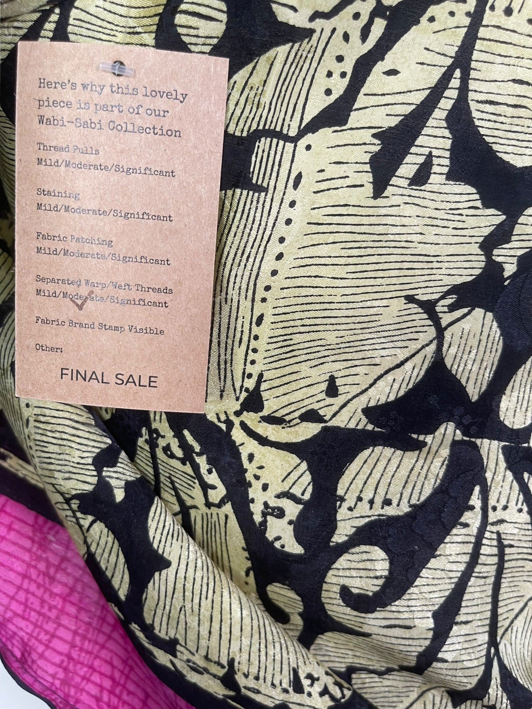 PRC7800 Wabi Sabi Pure Silk Boxy Top