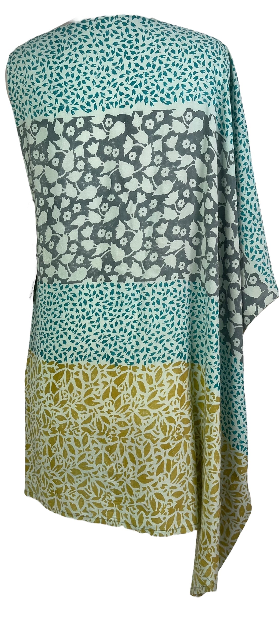 PRC8025 Wabi Sabi Pure Silk One Shoulder Dress