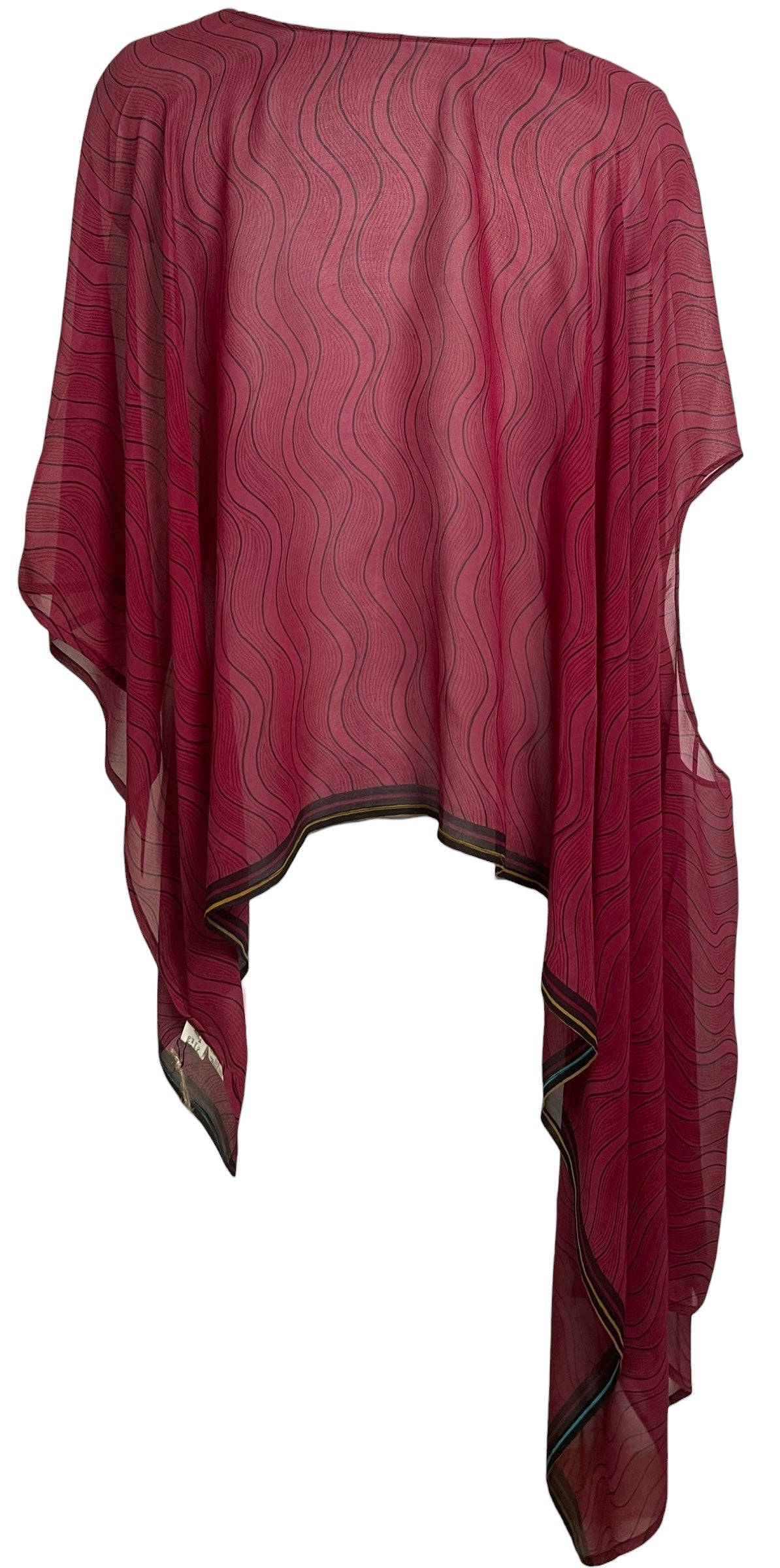 PRG8814 Sheer Avatar Pure Silk Versatile Vest by 15 FEBRUARY 2026 – Handmade ethical Vest from sariKNOTsari using upcycled silk. Designed in Canada for travel and slow fashion, loved from Toronto to LA to Sydney.