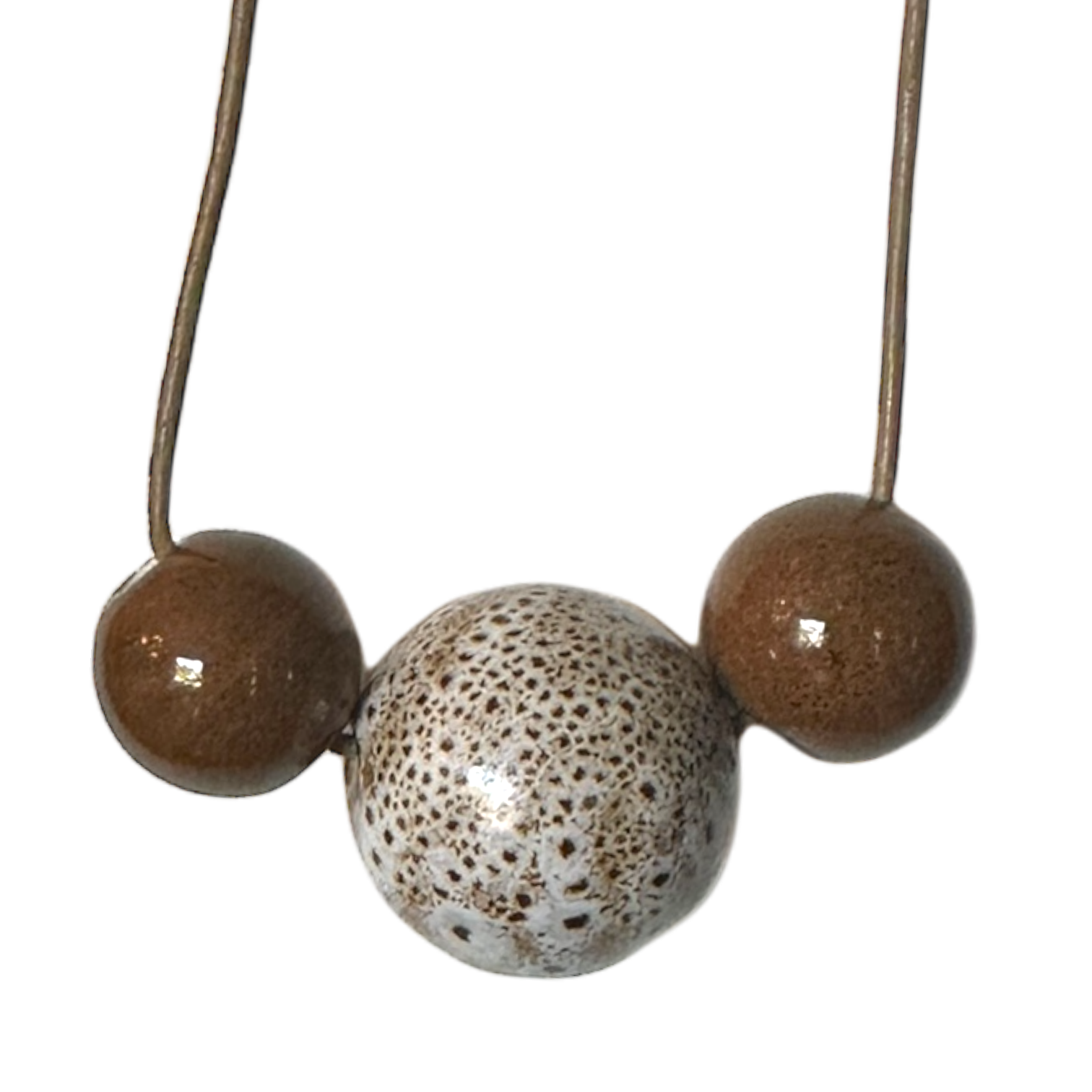 Saturn Artisan Made Long Beaded Necklace