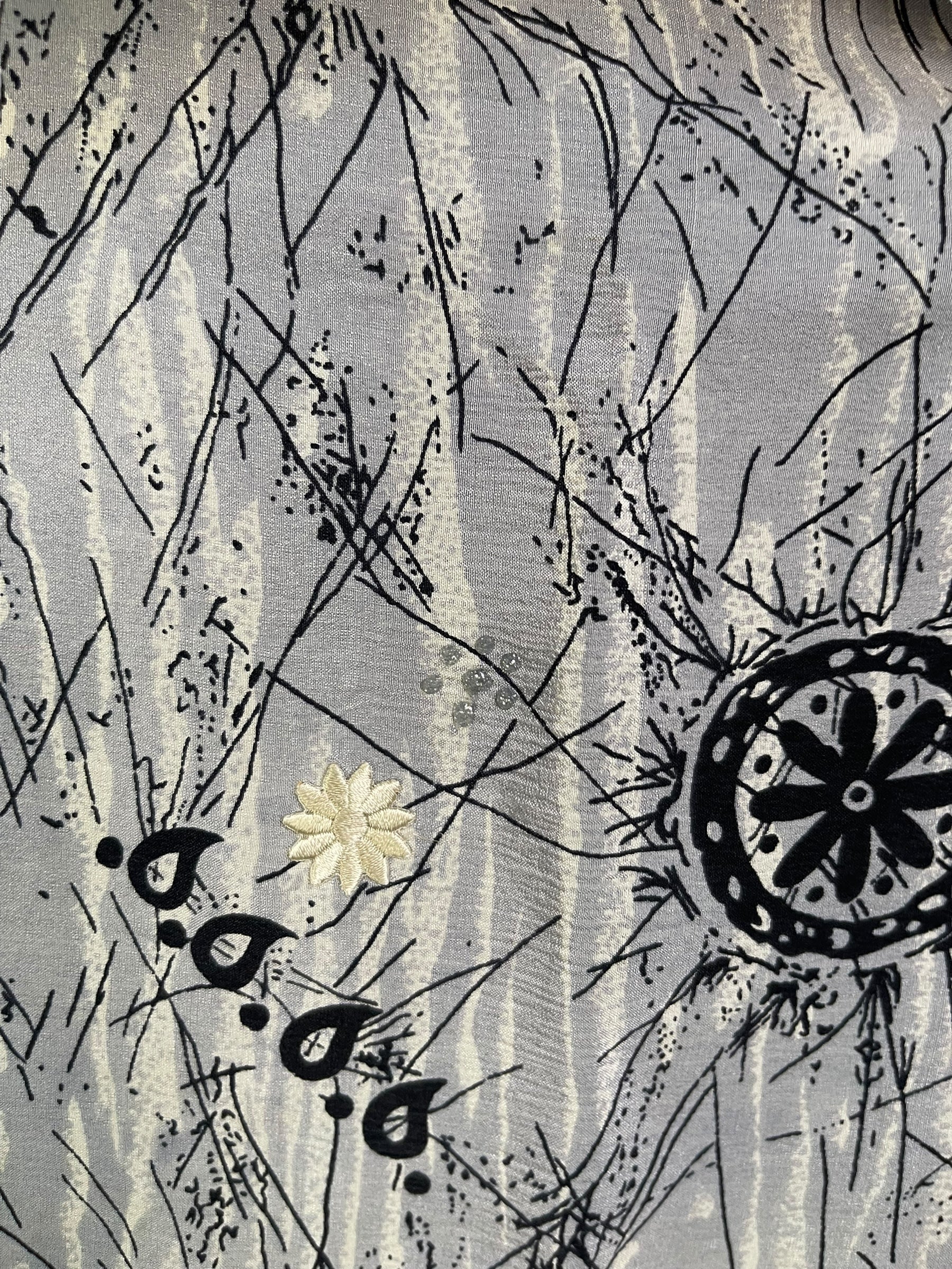 SUTTLES PRC7212 Avatar Pure Silk Capelet Poncho