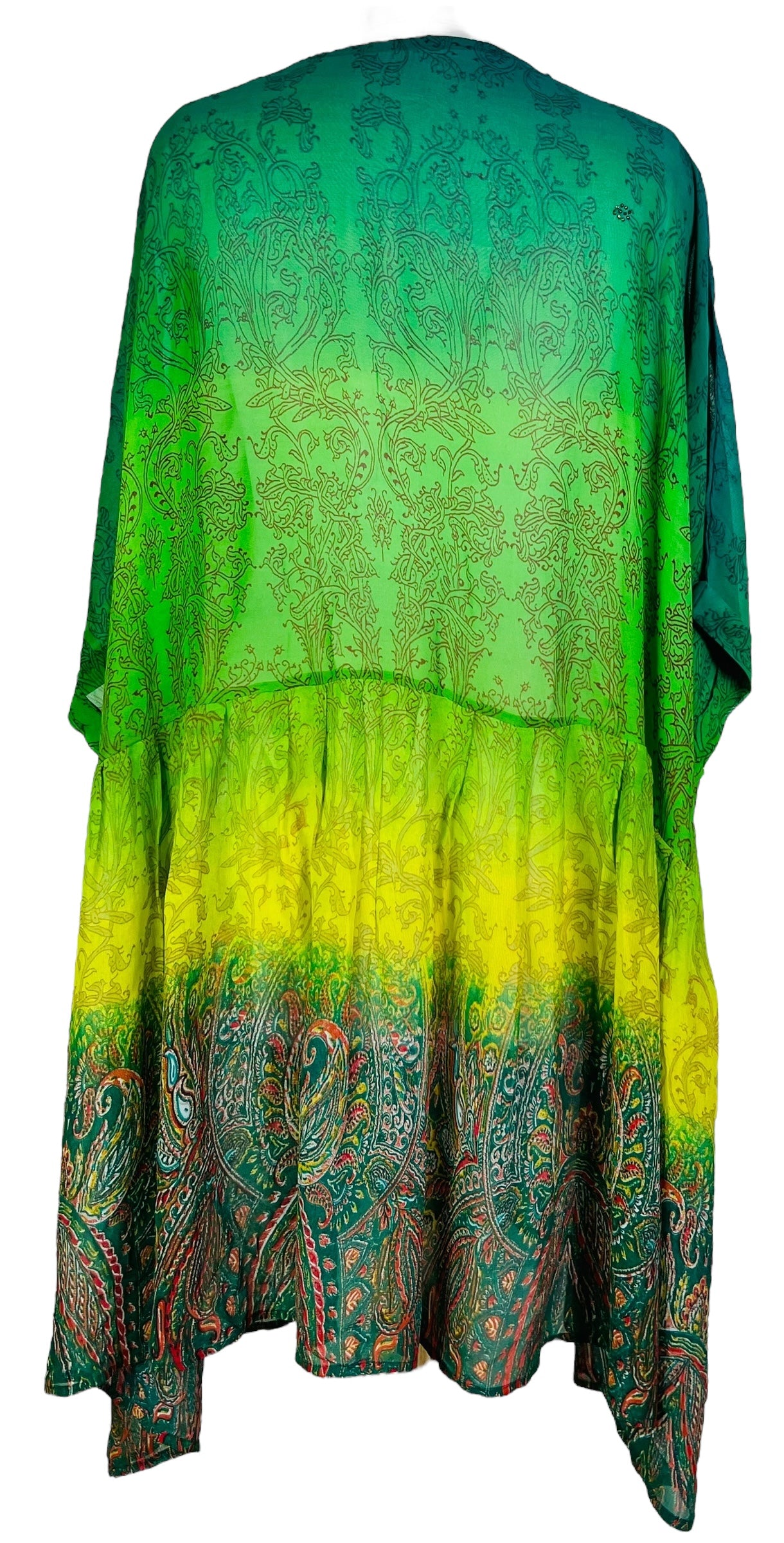 PRG7425 Sheer Avatar Pure Silk Boxy Babydoll Dress