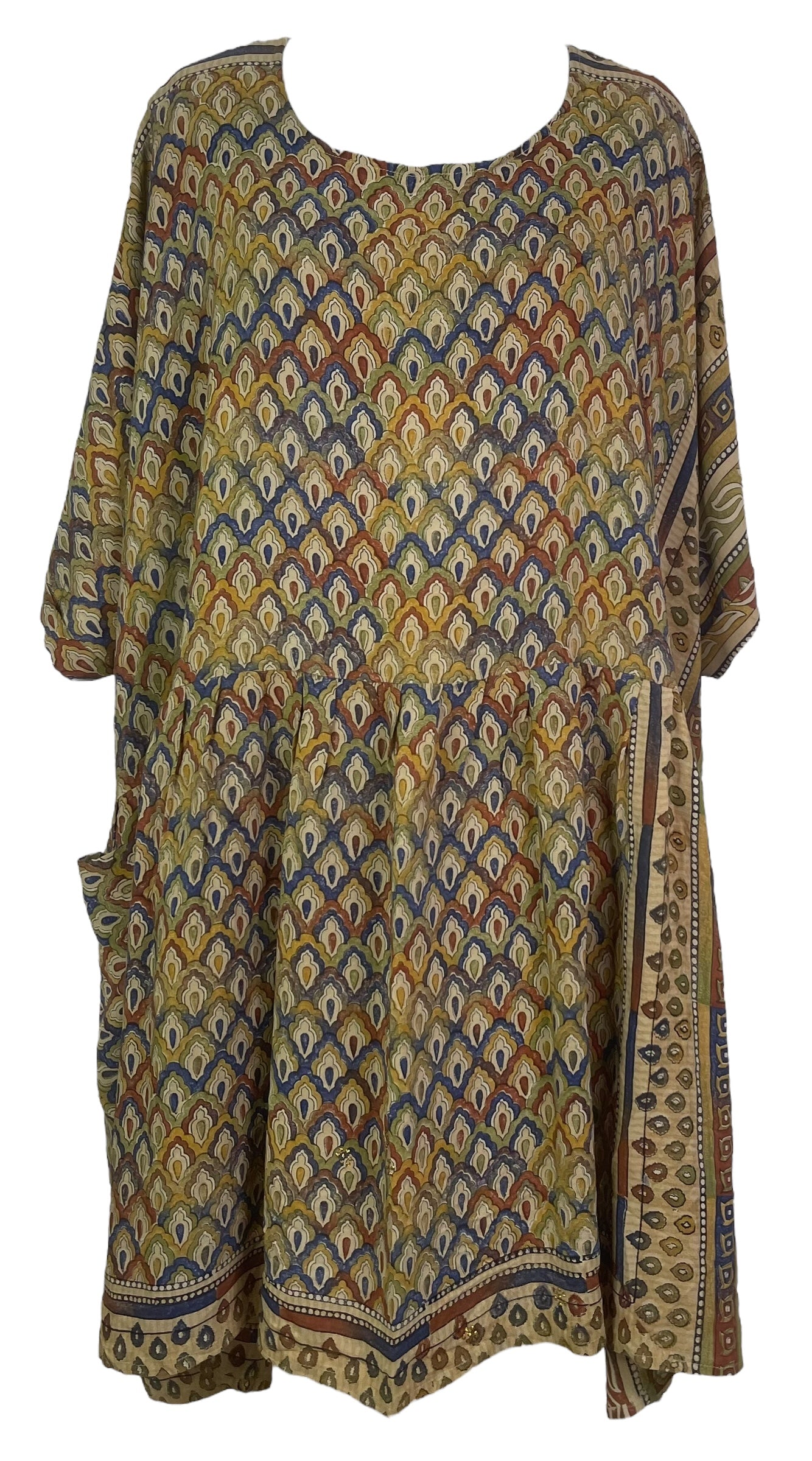 PRC7732 Avatar Pure Silk Boxy Babydoll Dress