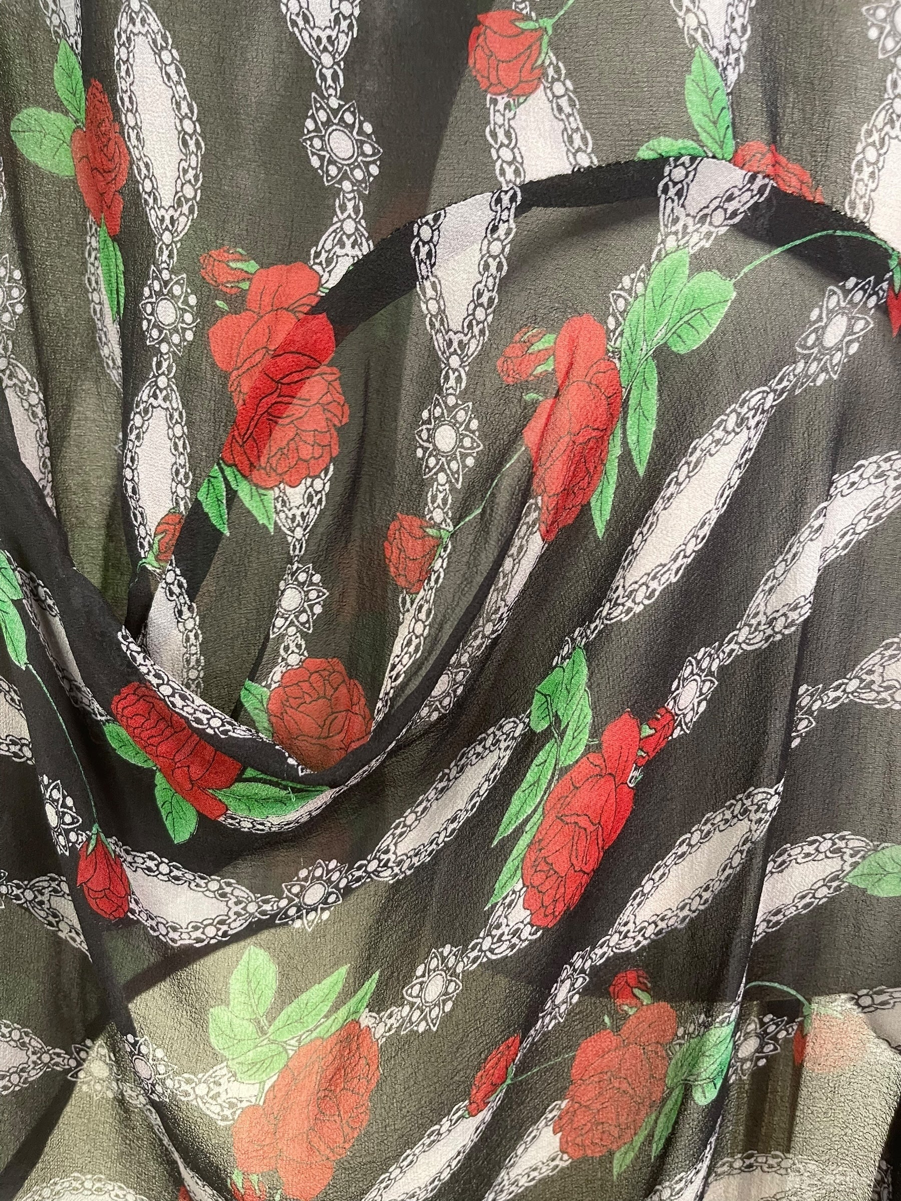 PRG7793 Avatar Pure Silk Self Pocket Tunic Dress