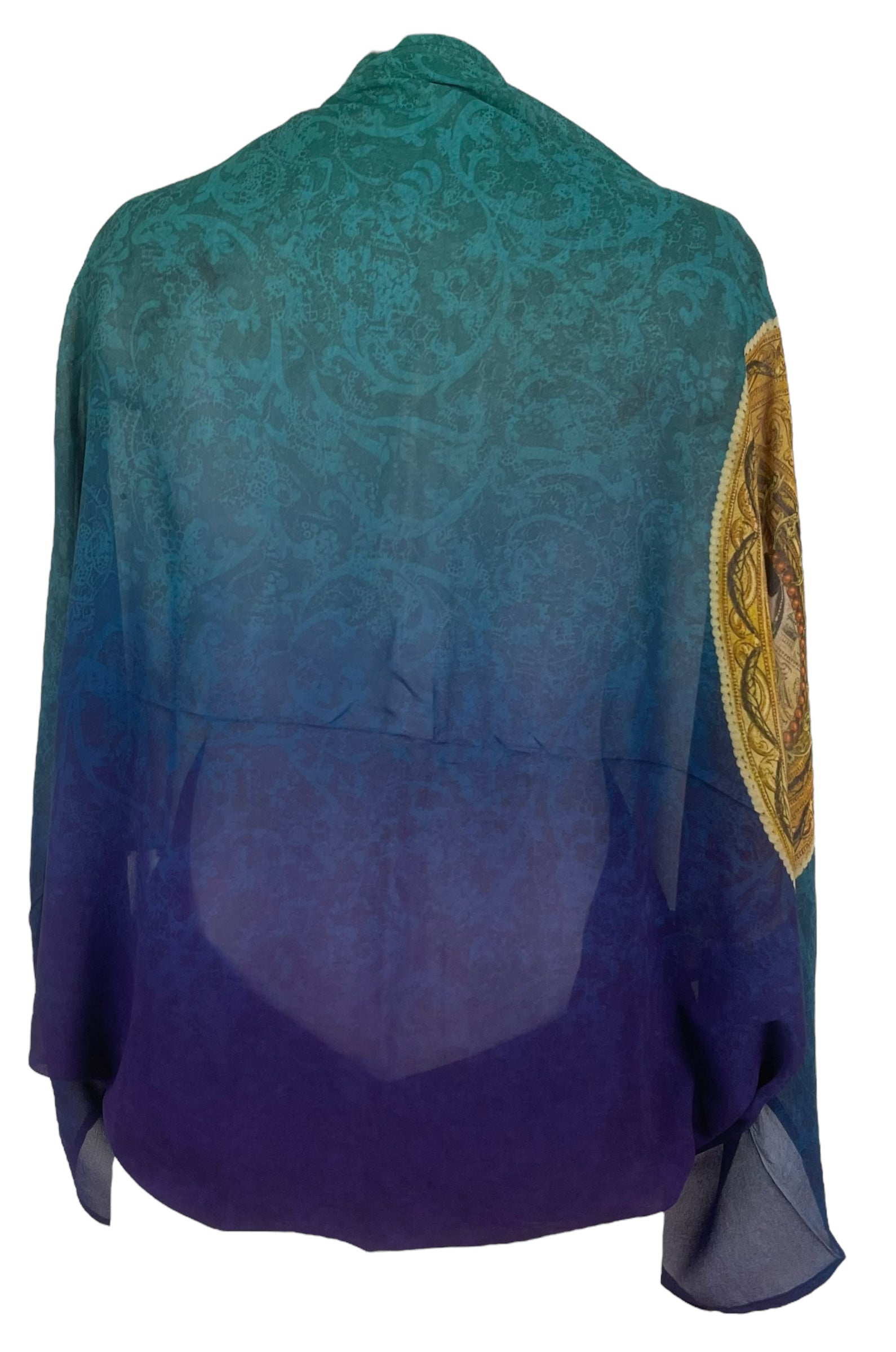 PRG6794 Sheer Wabi Sabi Pure Silk Shrug
