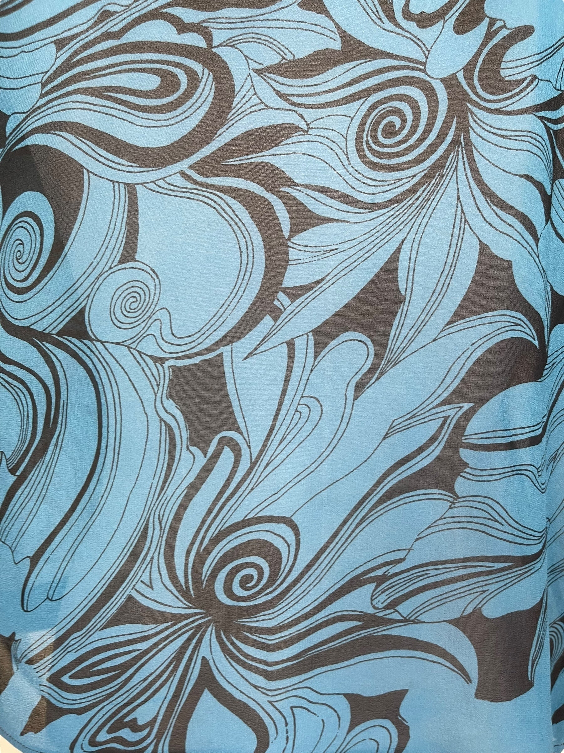 PRG7968 Sheer Avatar Pure Silk Boxy Top