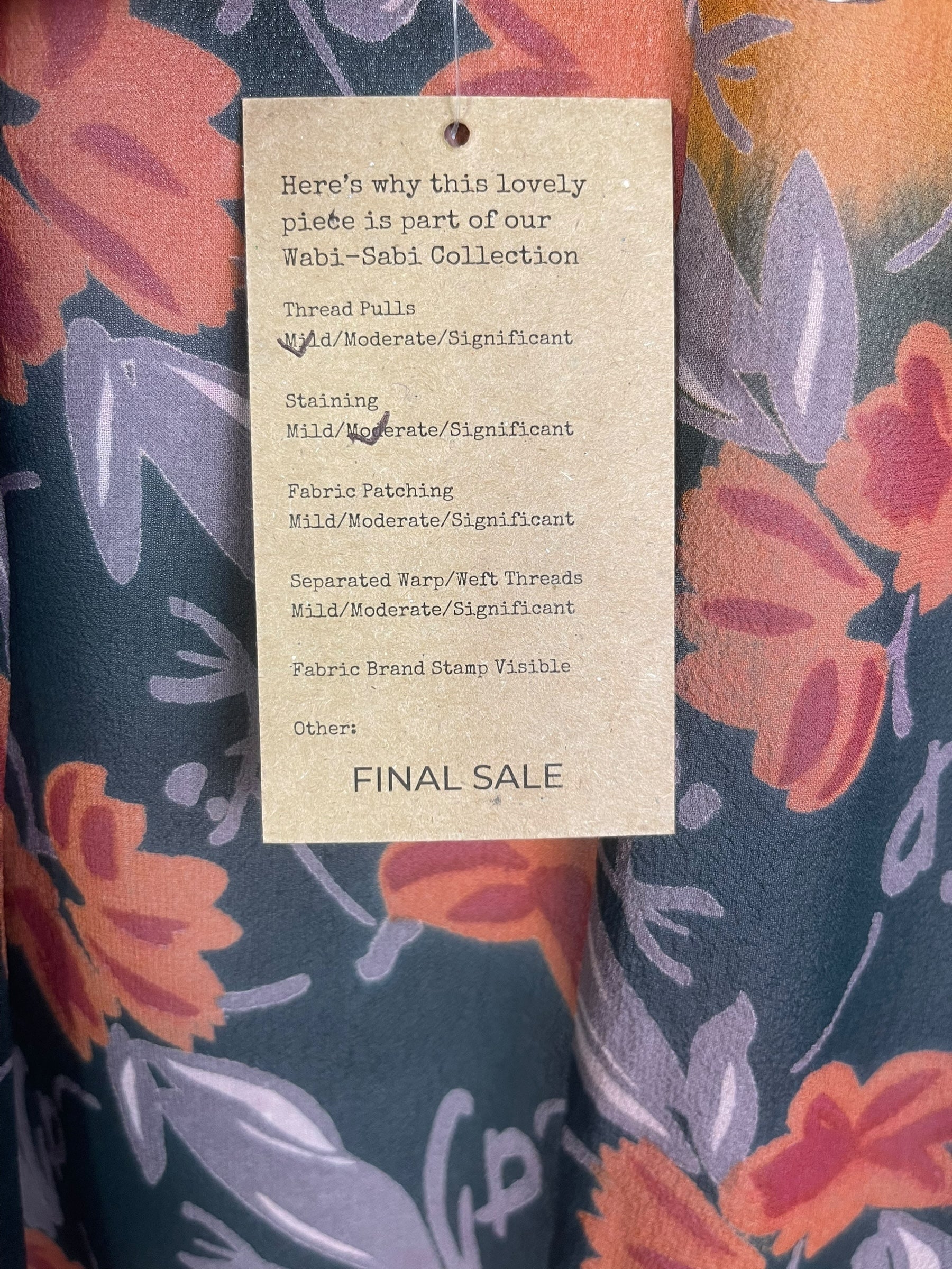 PRG8600 Sheer Wabi Sabi Pure Silk Waterfall Top