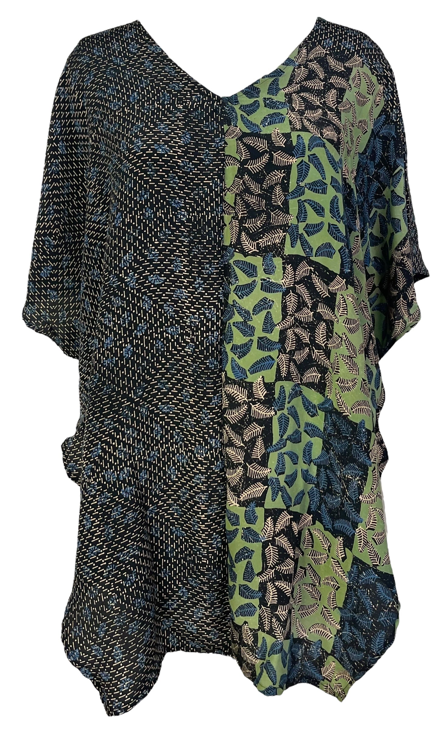 PRC6967 Nirvana Pure Silk Waterfall Top – sariKNOTsari