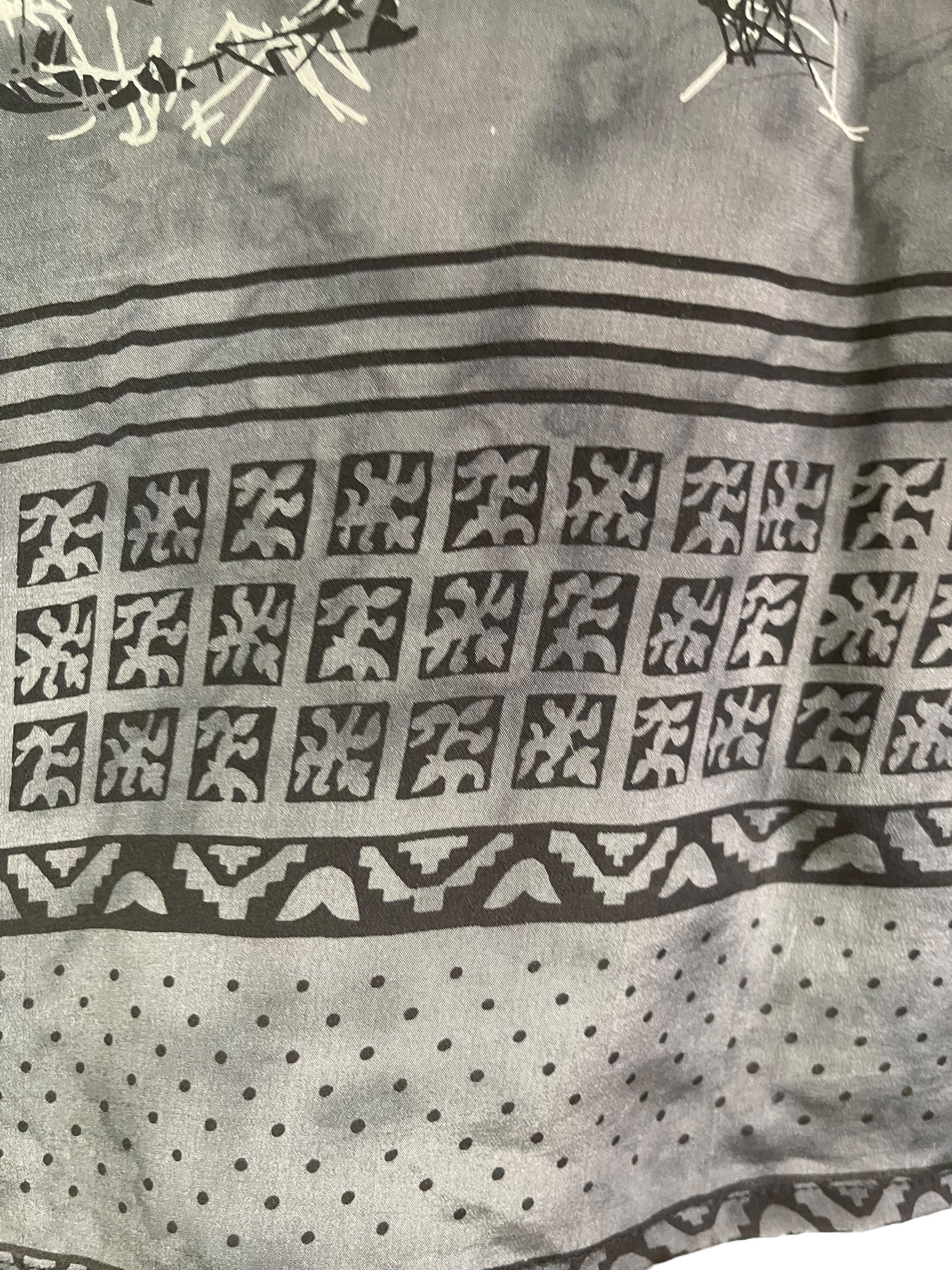 PRC7722 Avatar Pure Silk Midi Length Kaftan