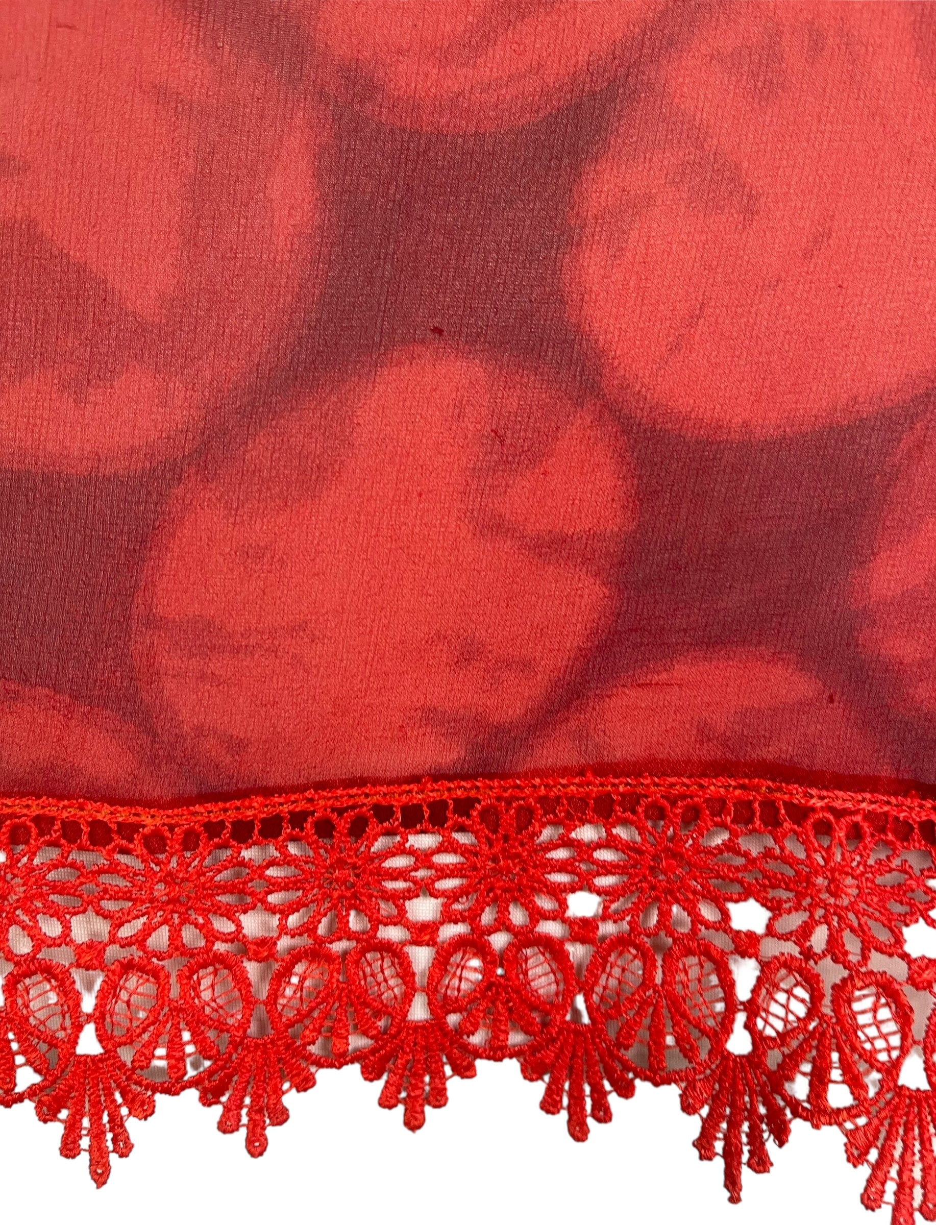 PRG7585 Sheer Avatar Pure Silk Side Slit Top