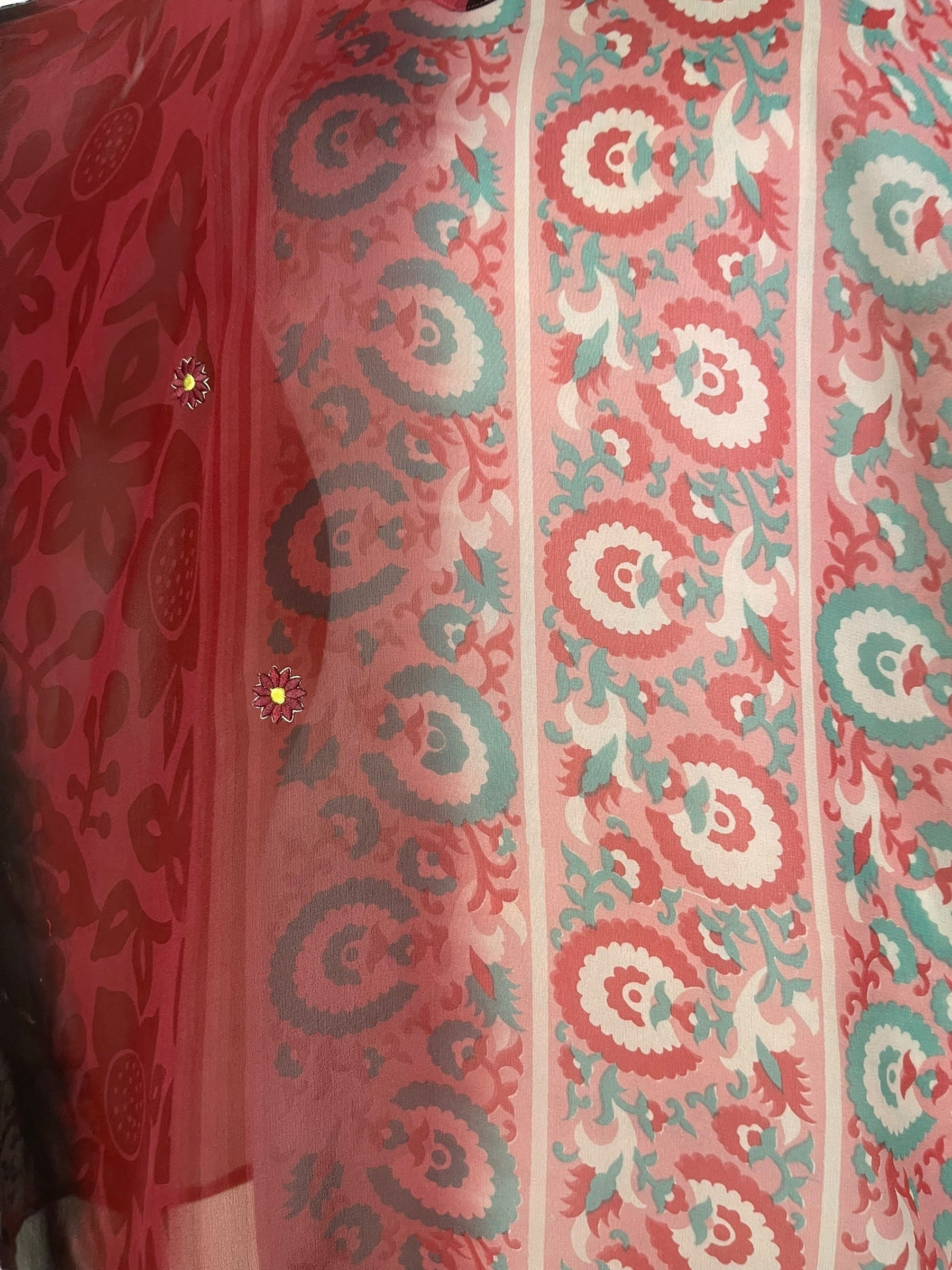 PREVIEW PRG8057 Wabi Sabi Pure Silk Long Tunic with Side Ties by DECEMBER2025 – Handmade ethical Side Tie Tunic from sariKNOTsari using upcycled silk. Designed in Canada for travel and slow fashion, loved from Toronto to LA to Sydney.