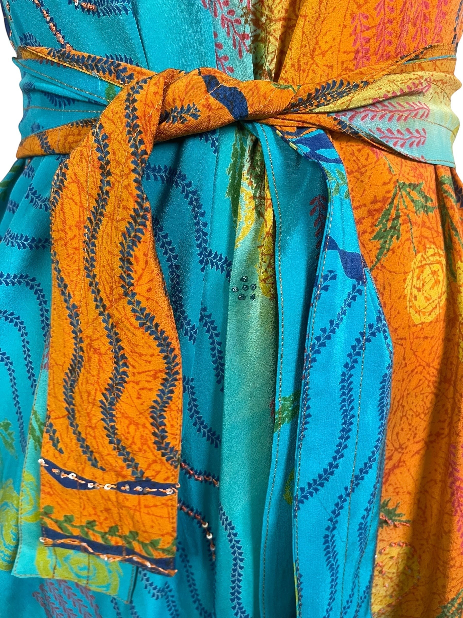 PREVIEW PRC8820 Wabi Sabi Pure Silk Maxi Dress with Belt