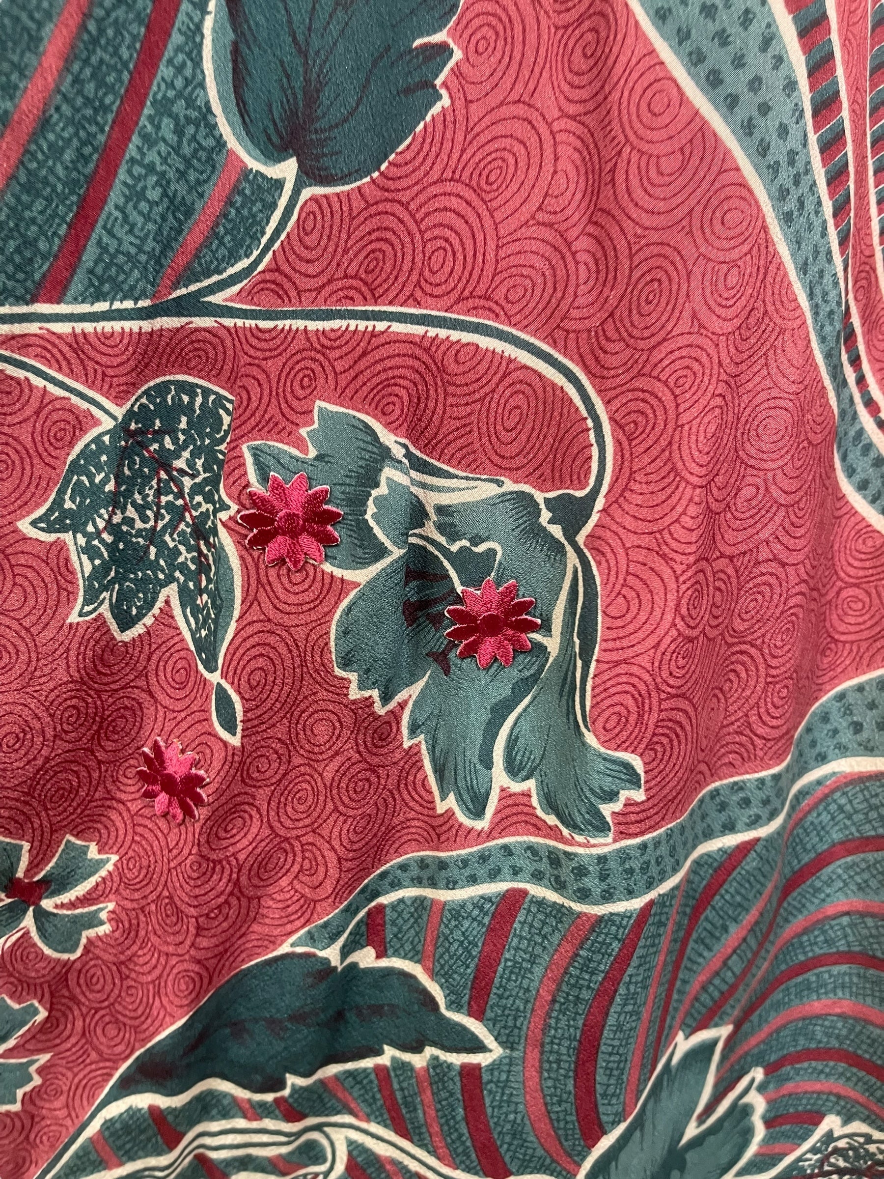 PRC7689 Wabi Sabi Pure Silk Maxi Dress with Belt