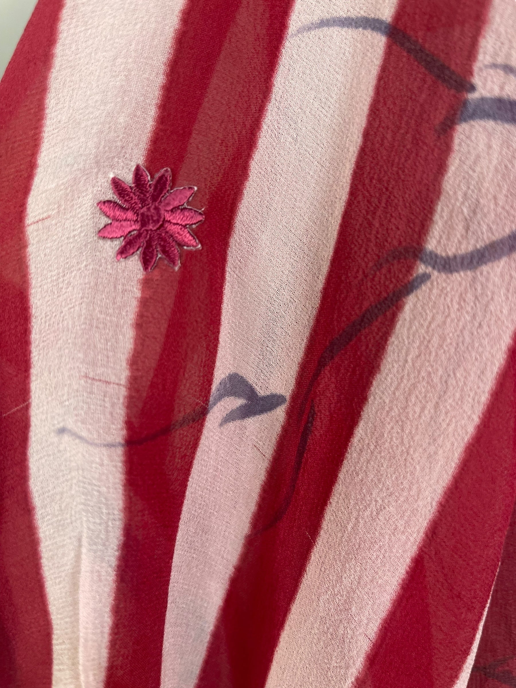 PRG7789 Sheer Wabi Sabi Pure Silk Self Pocket Tunic Dress