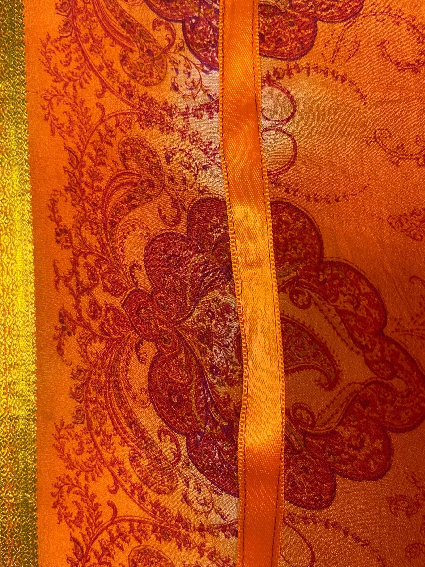 PRC8499 Avatar Pure Silk Long Tunic with Side Ties