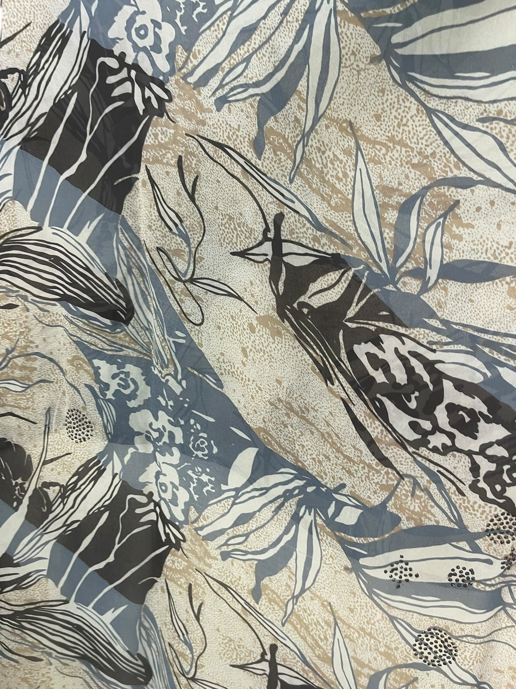 PRG8530B Sheer Avatar Pure Silk Hi Lo Top