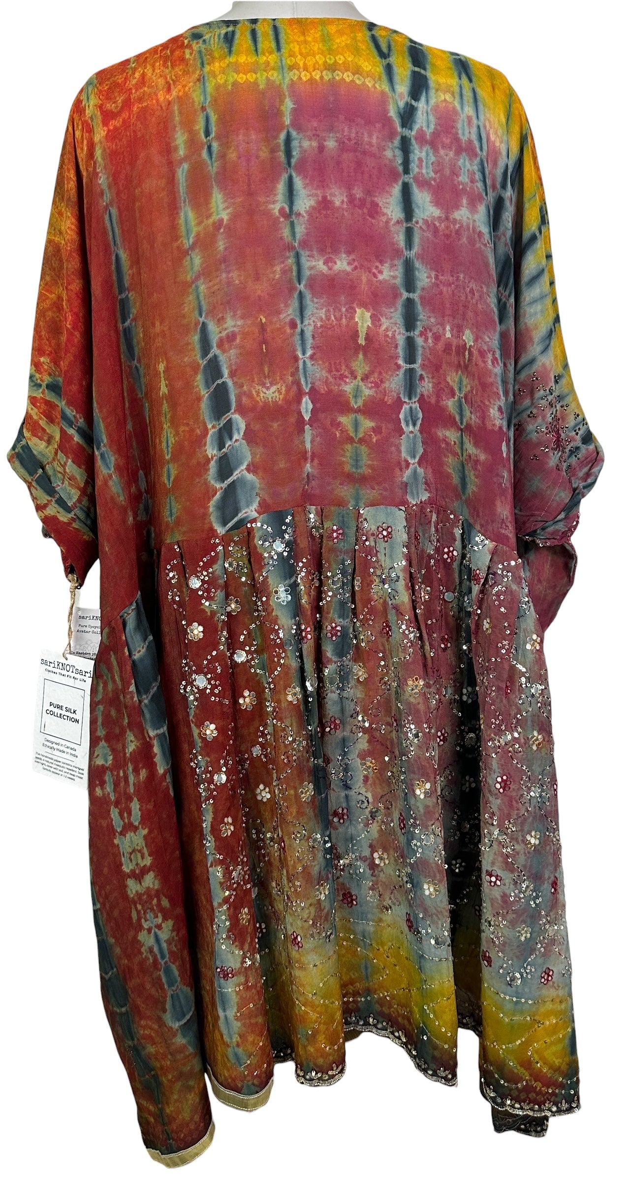 PRC7461 Avatar Pure Silk Boxy Babydoll Dress