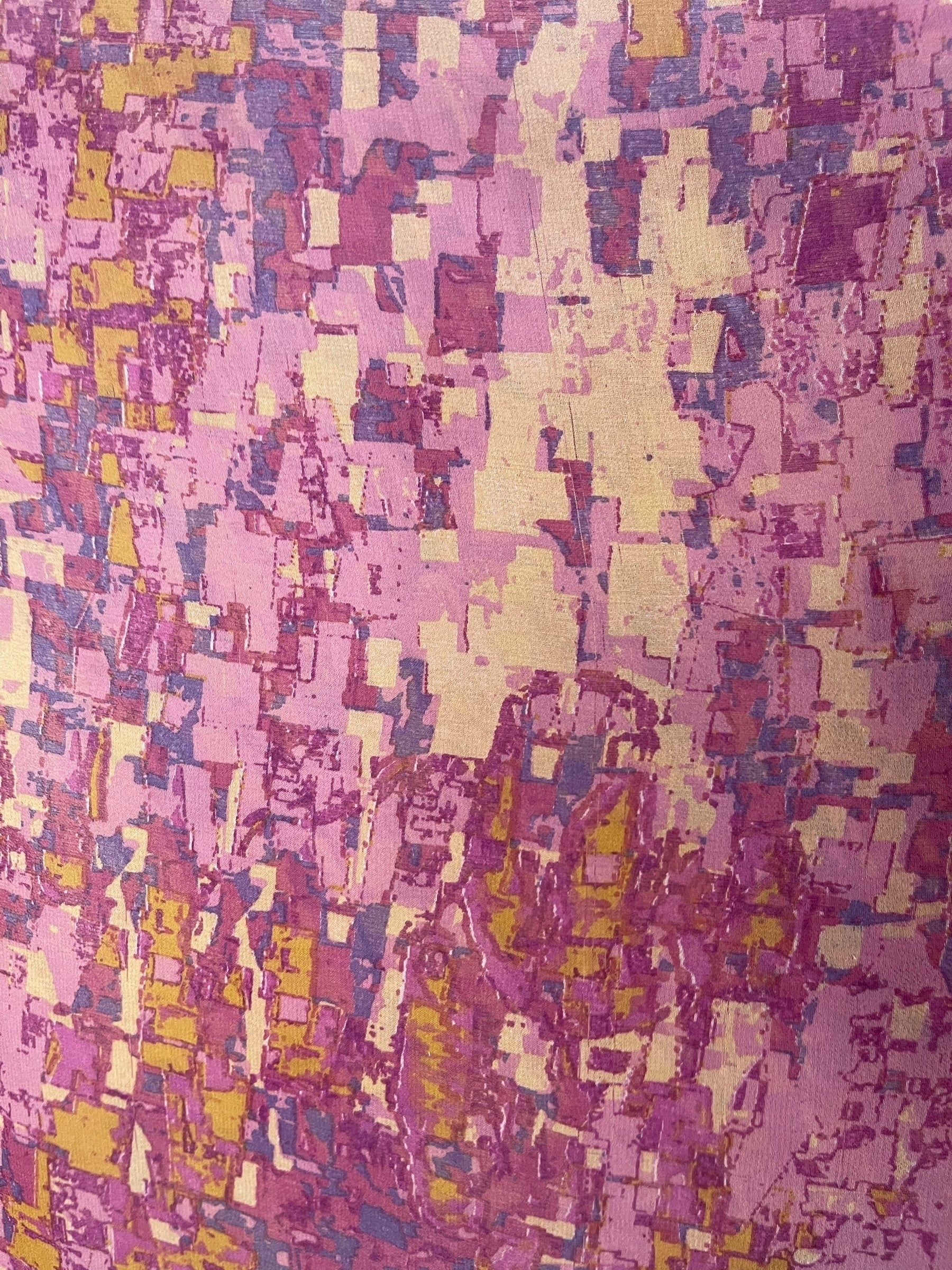 PRG6634 Sheer Avatar Pure Silk Kimono-Sleeved Top