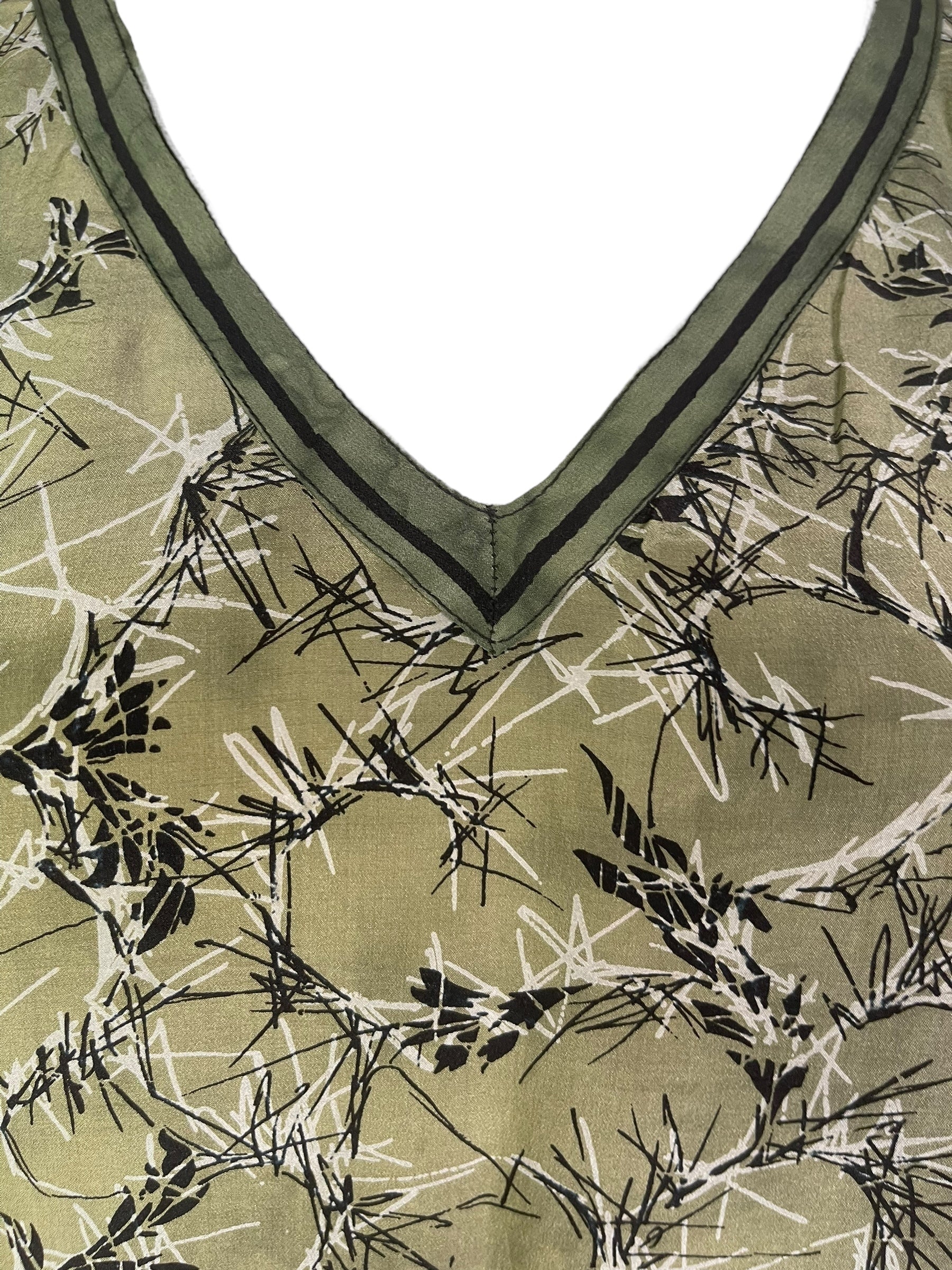 PRC7722 Avatar Pure Silk Midi Length Kaftan