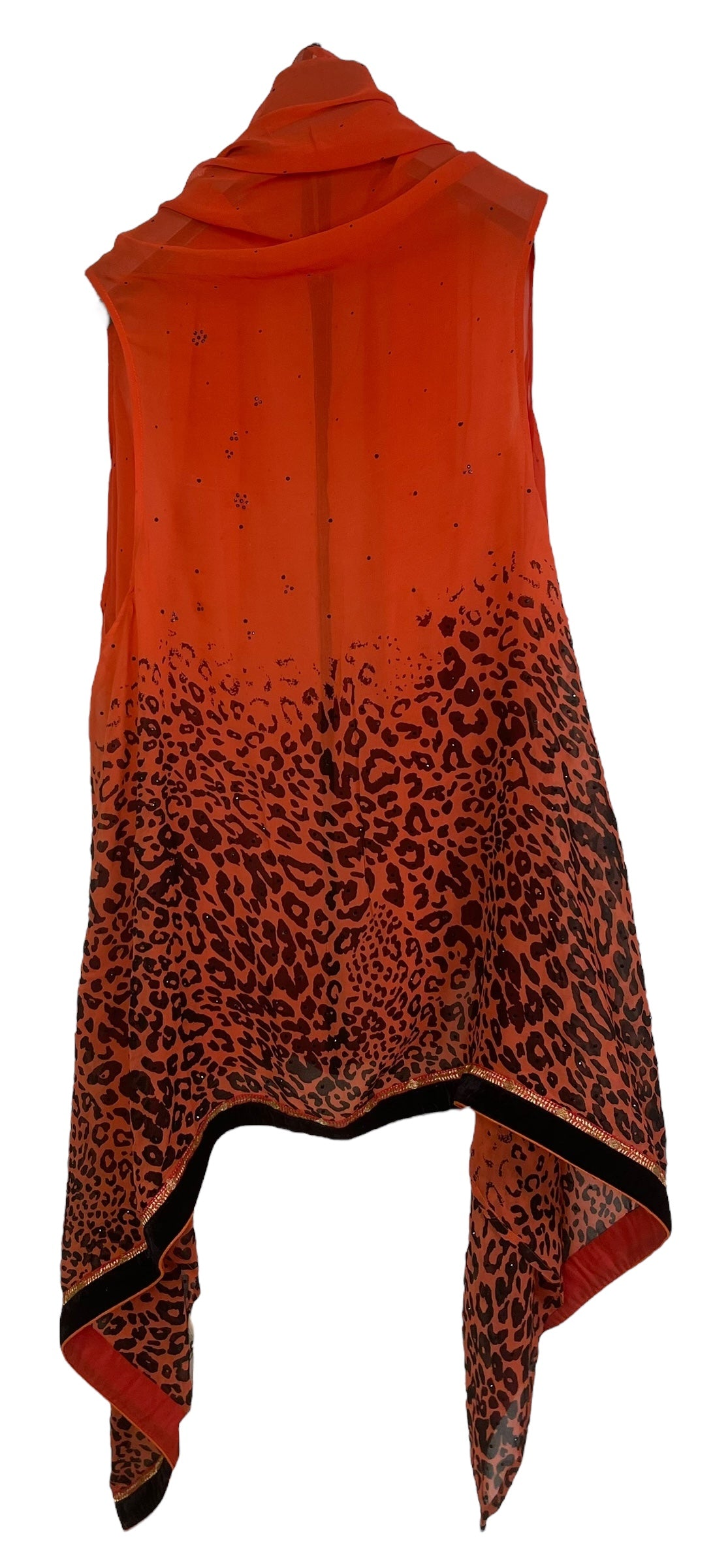 PRG8037 Sheer Wabi Sabi Pure Silk Versatile Vest