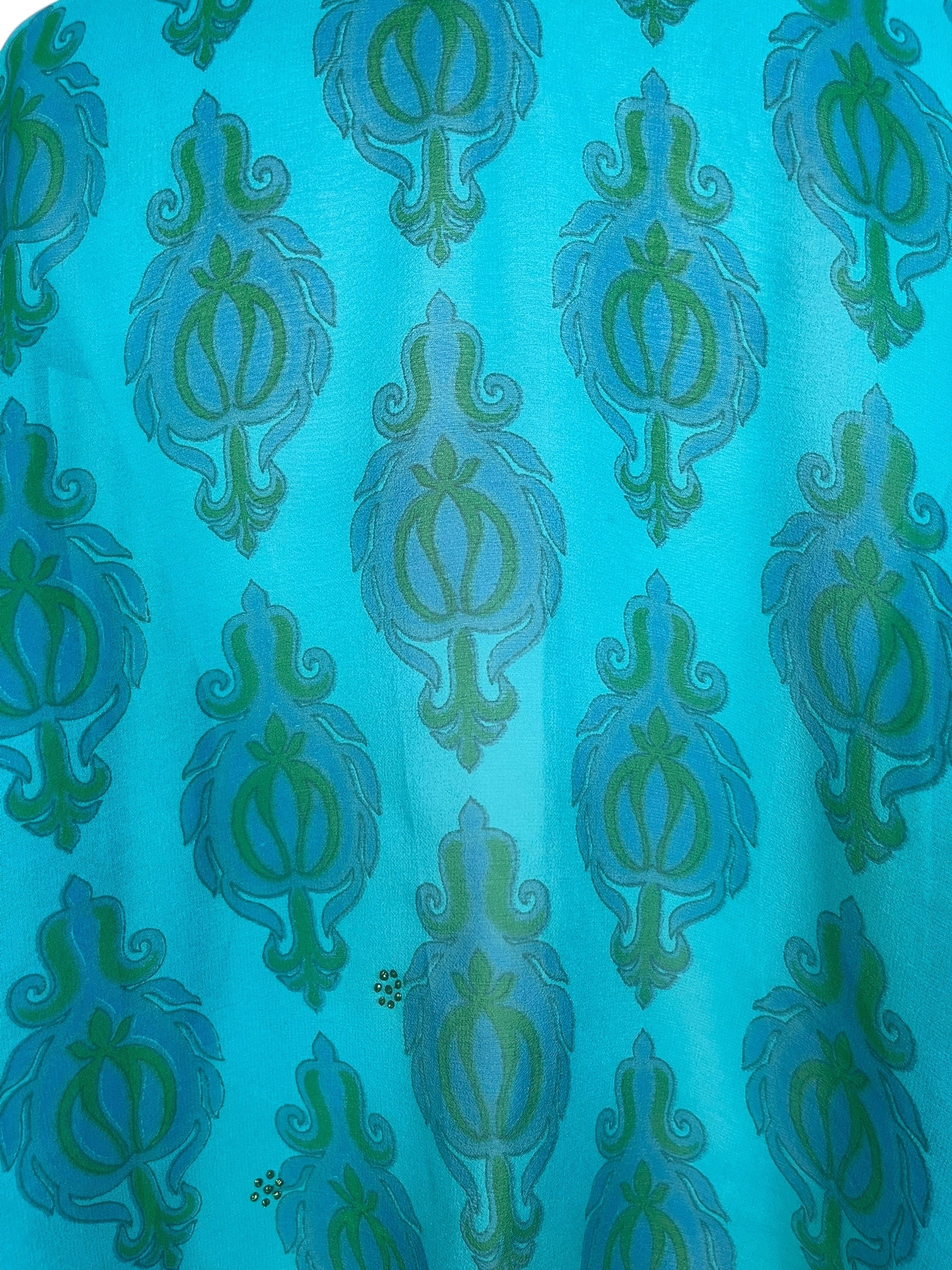 PRG7967 Sheer Avatar Pure Silk Capelet Poncho