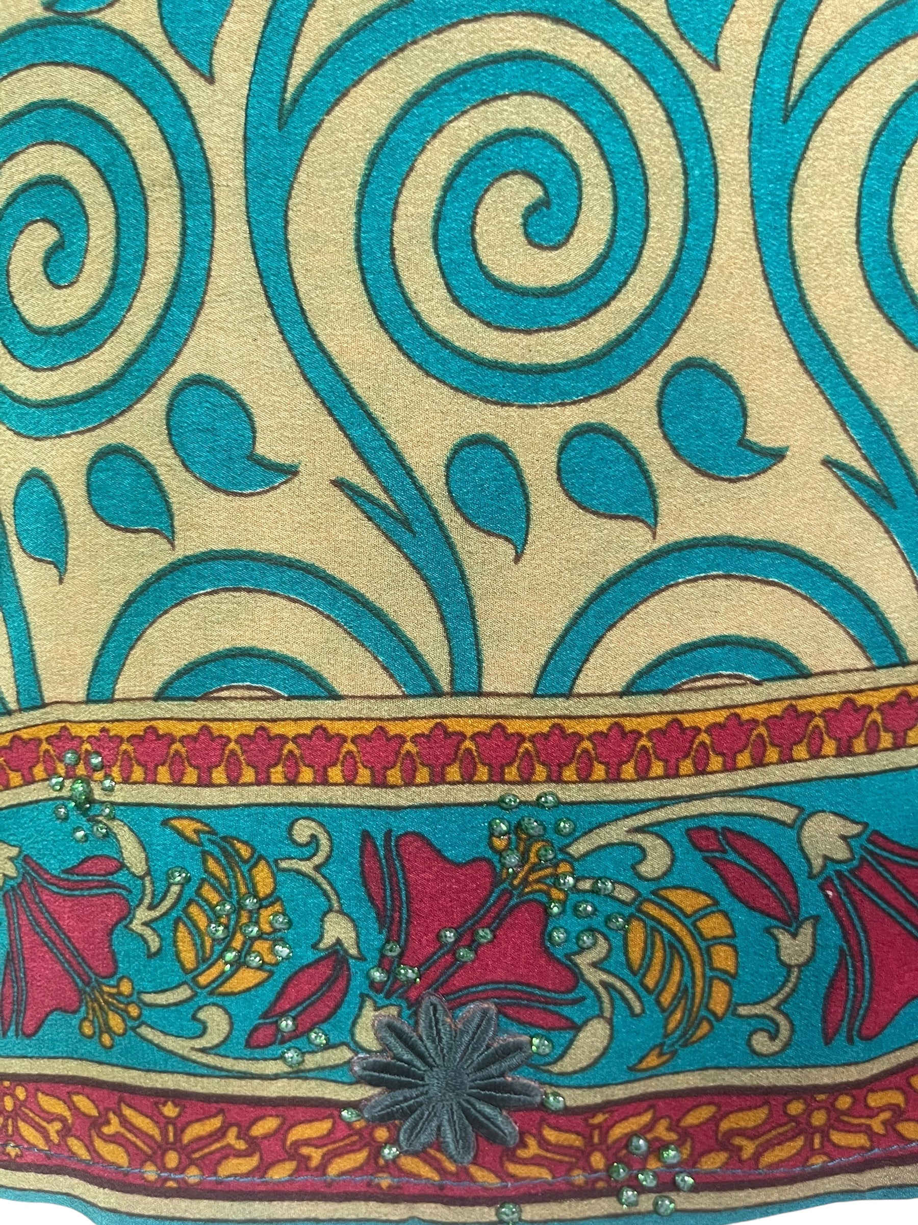 PRC7805 Avatar Pure Silk Boxy Top