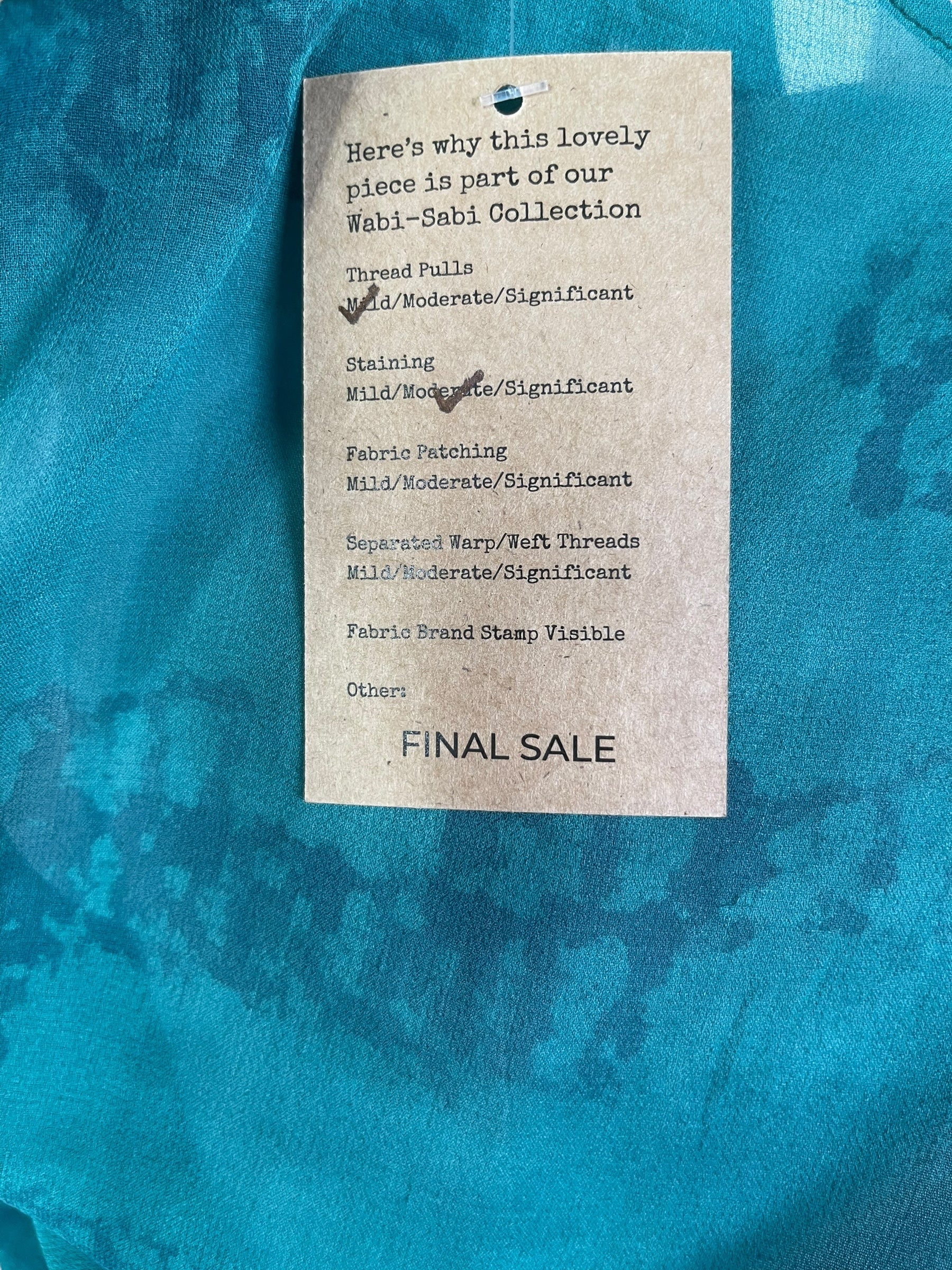 PRG7479 Sheer Wabi Sabi Pure Silk Midi Length Kaftan