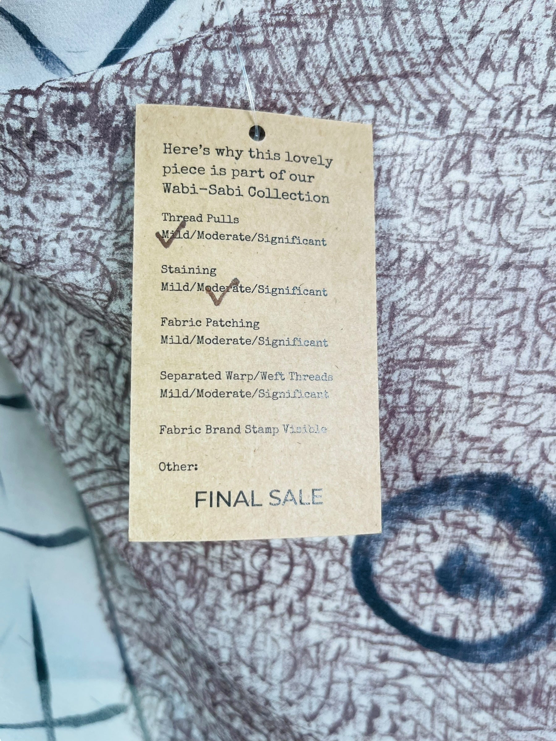 PRG6854 Sheer Wabi Sabi Pure Silk Side Slit Top