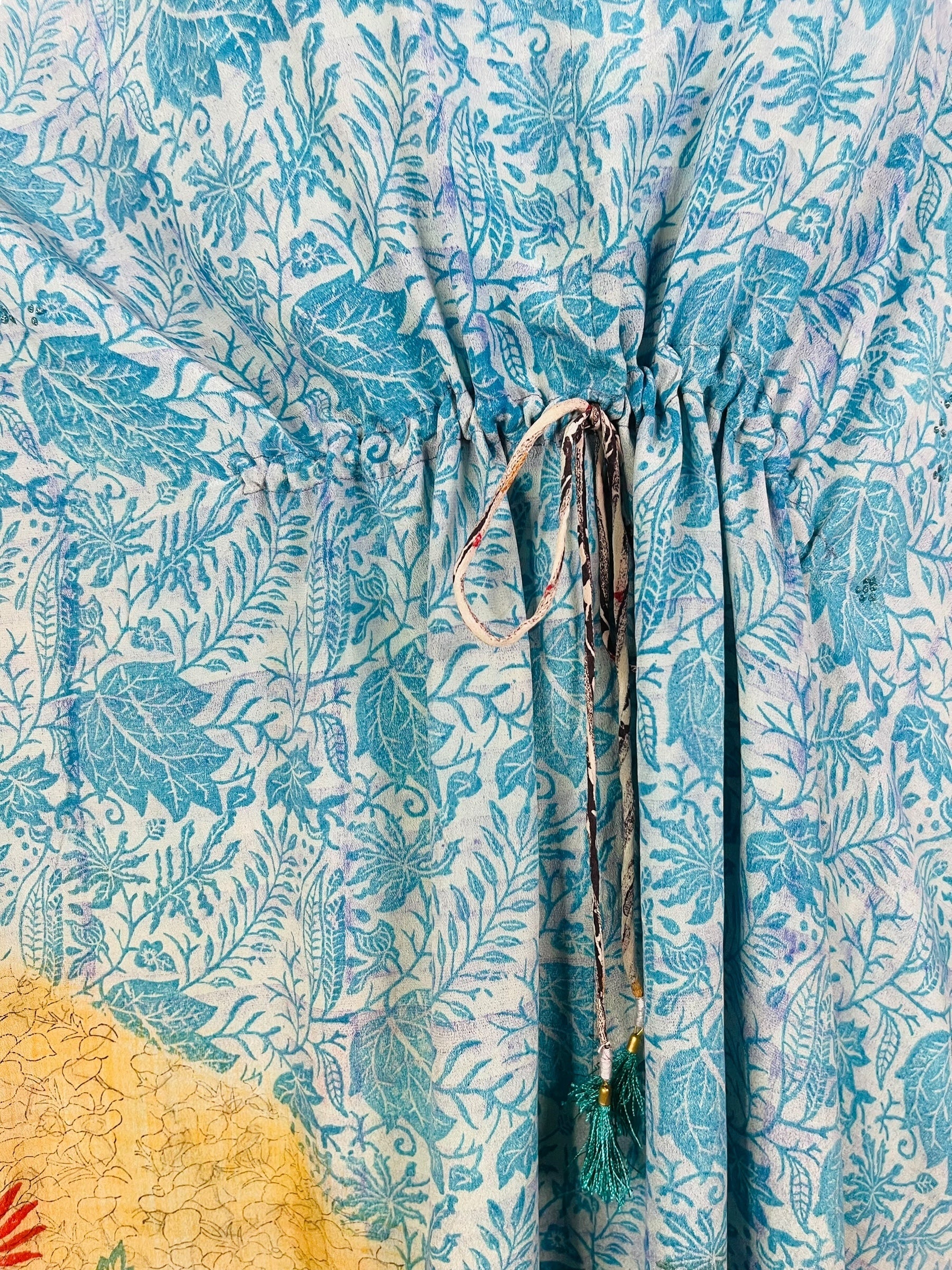 PRC6771 Avatar Pure Silk Maxi Kaftan