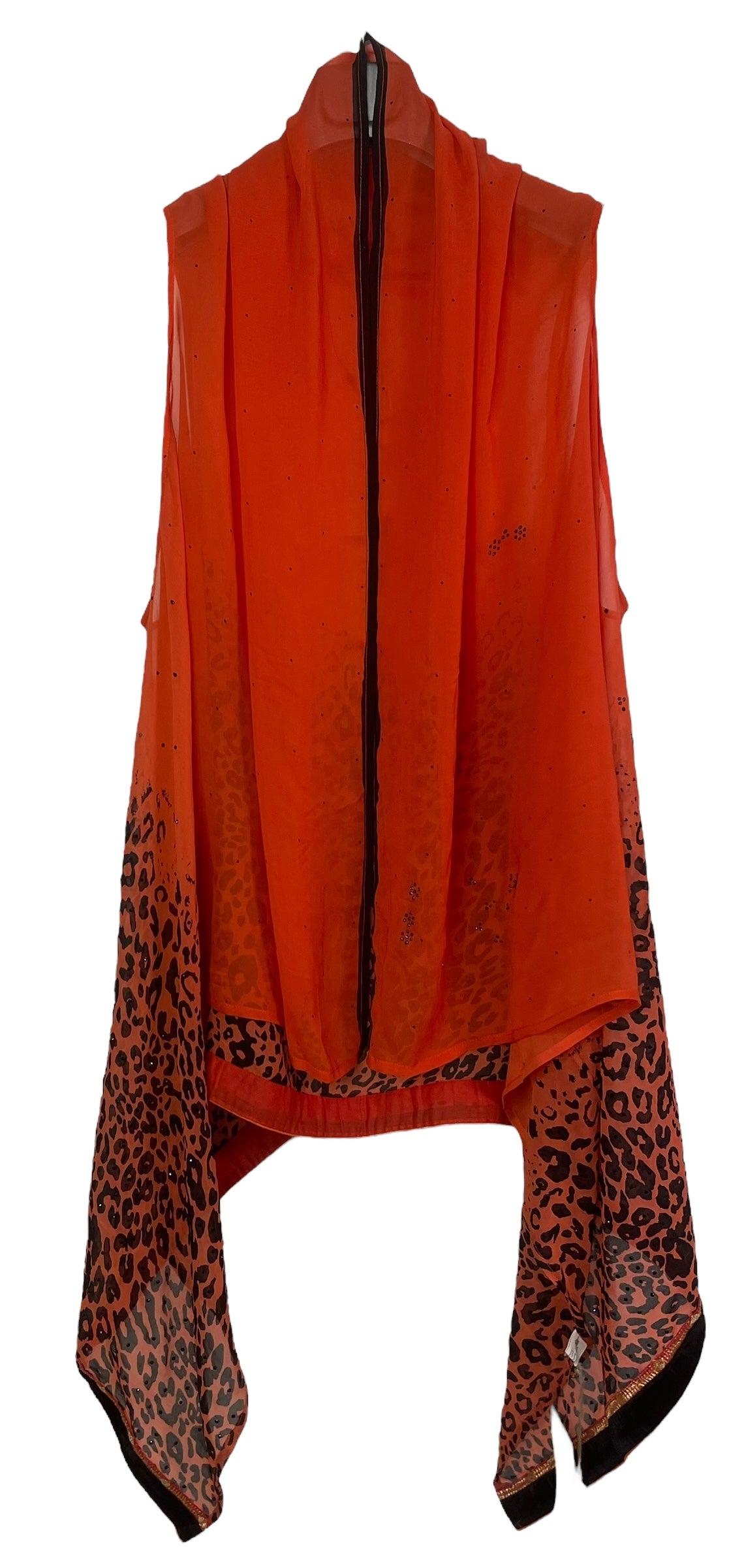 PRG8037 Sheer Wabi Sabi Pure Silk Versatile Vest