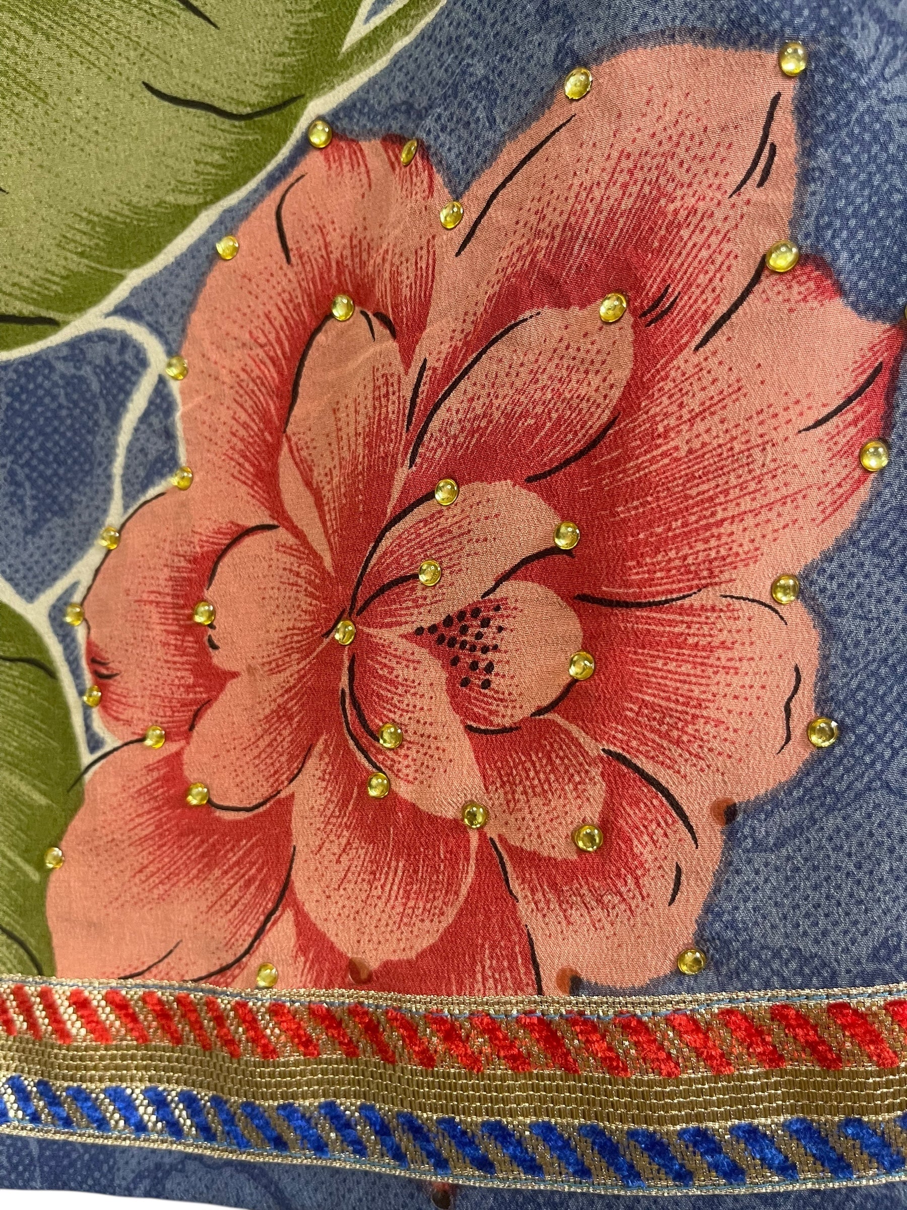 PRC8846 Avatar Pure Silk Midi Length Kaftan