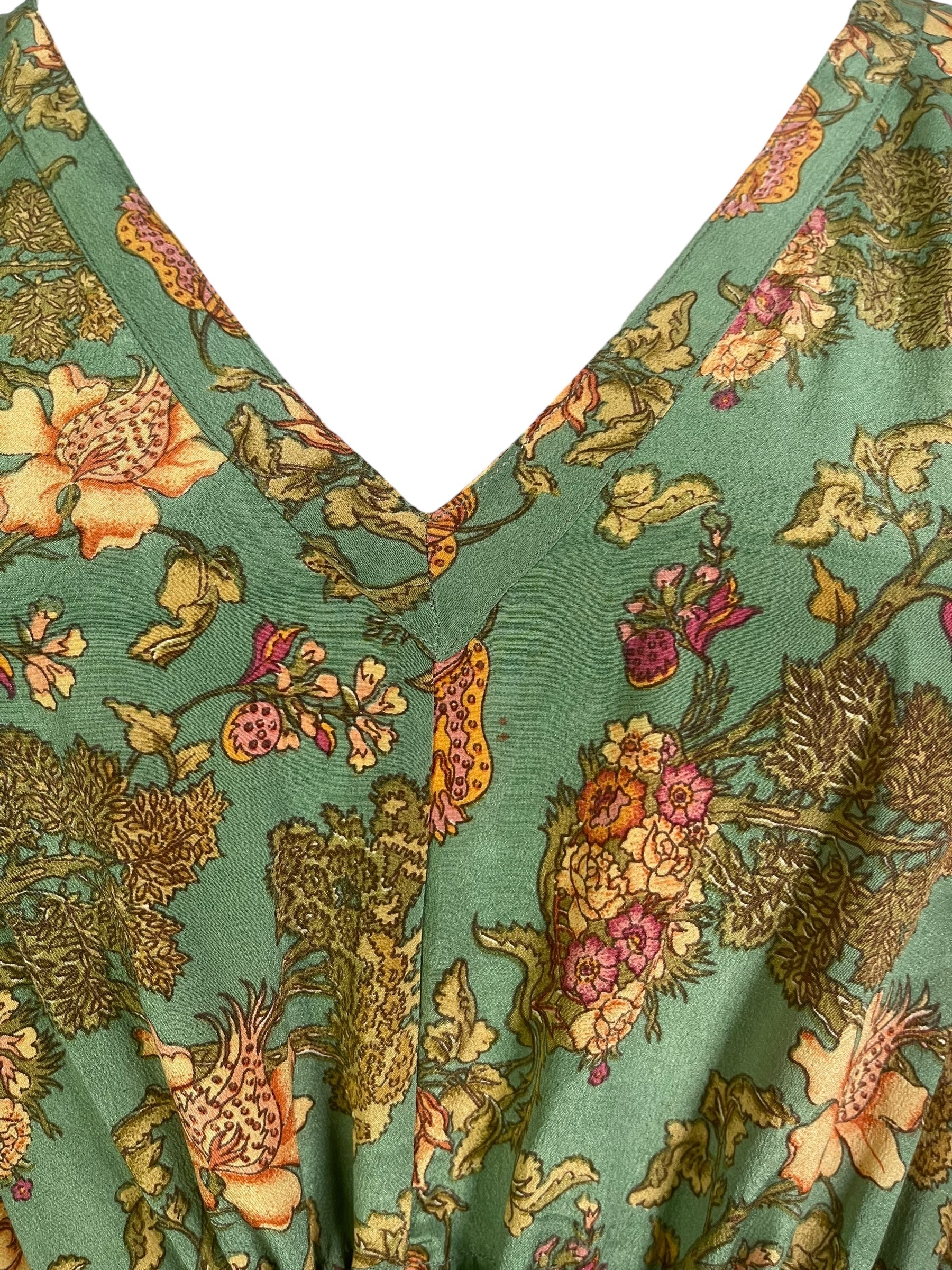PRC8885 Avatar Pure Silk Maxi Kaftan