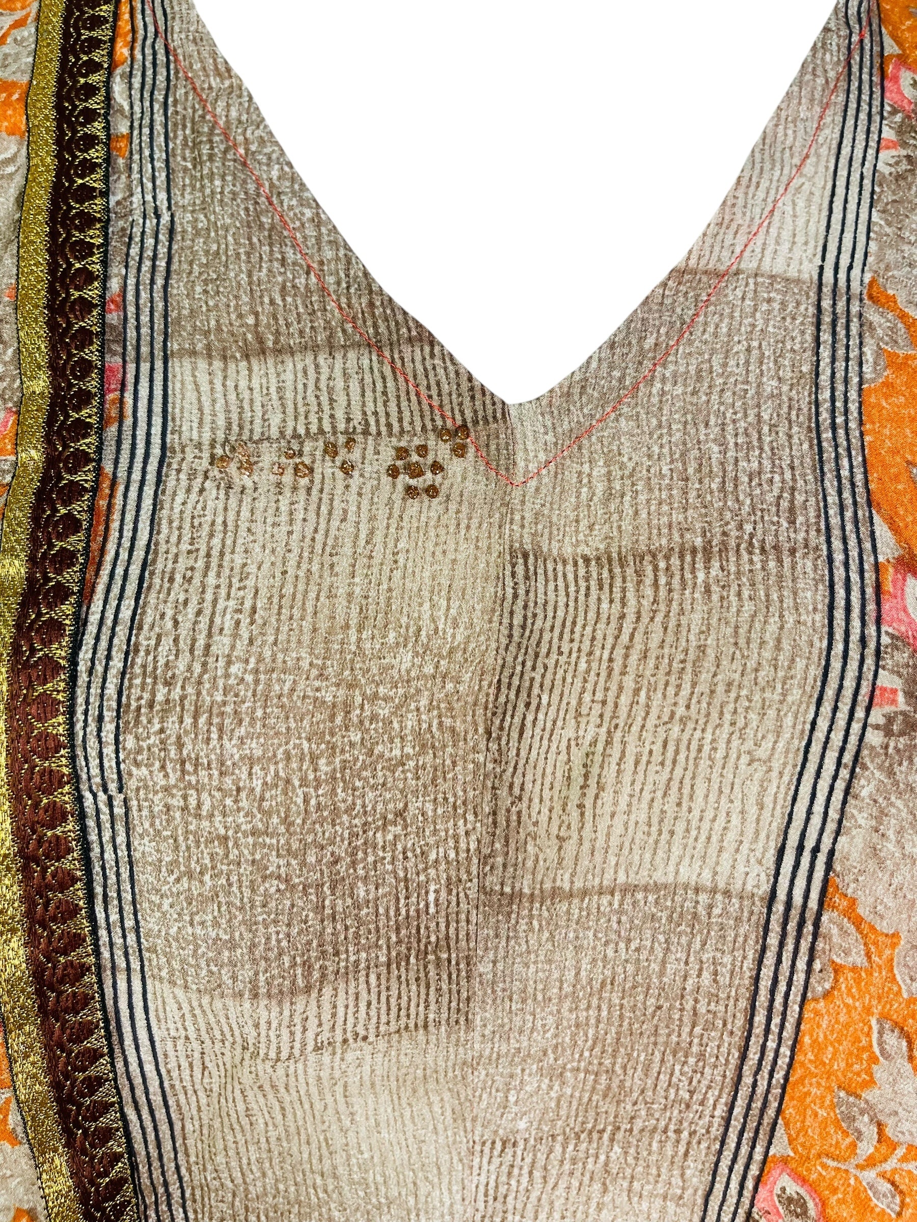 PRC7548 Avatar Pure Silk Waterfall Top