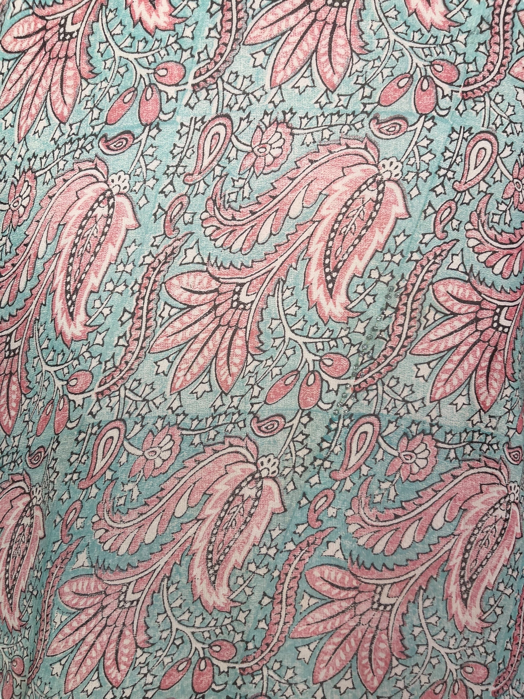 PRG7953 Sheer Avatar Pure Silk Boxy Top