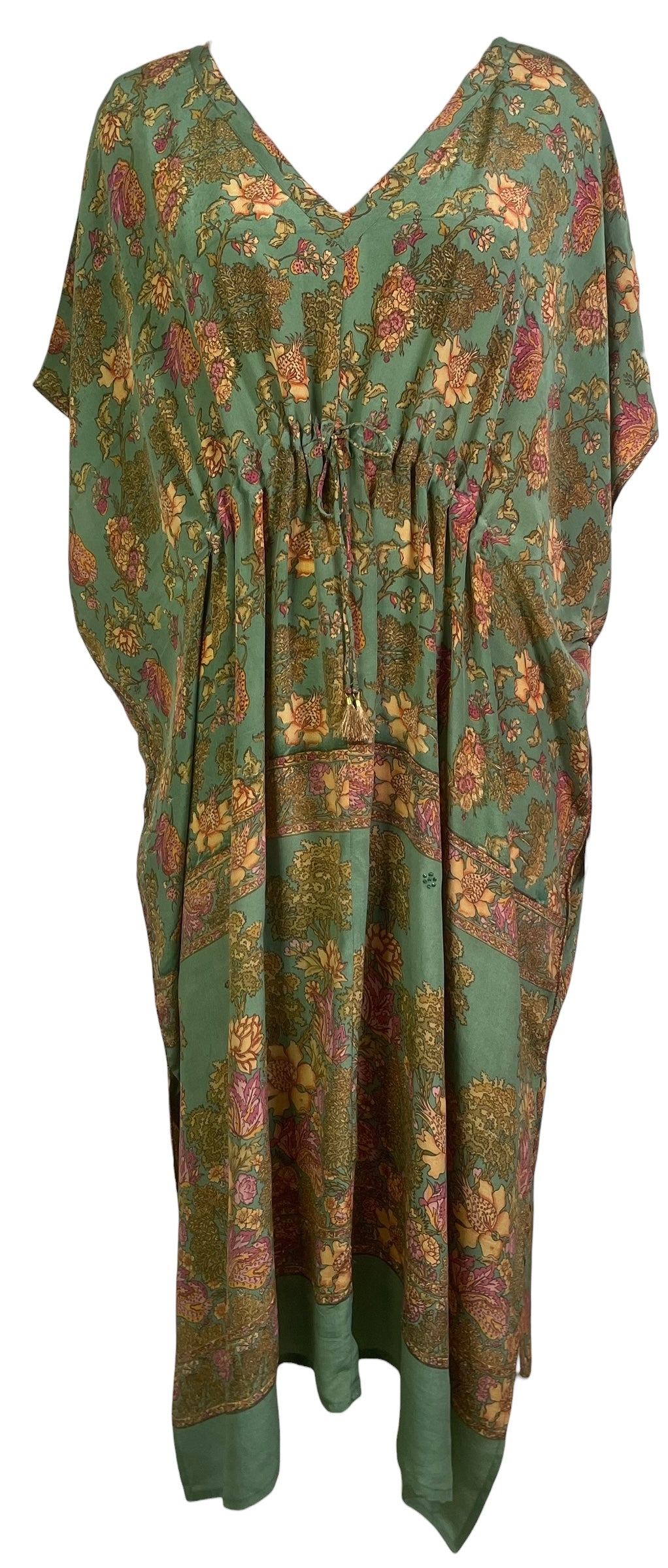 PRC8885 Avatar Pure Silk Maxi Kaftan