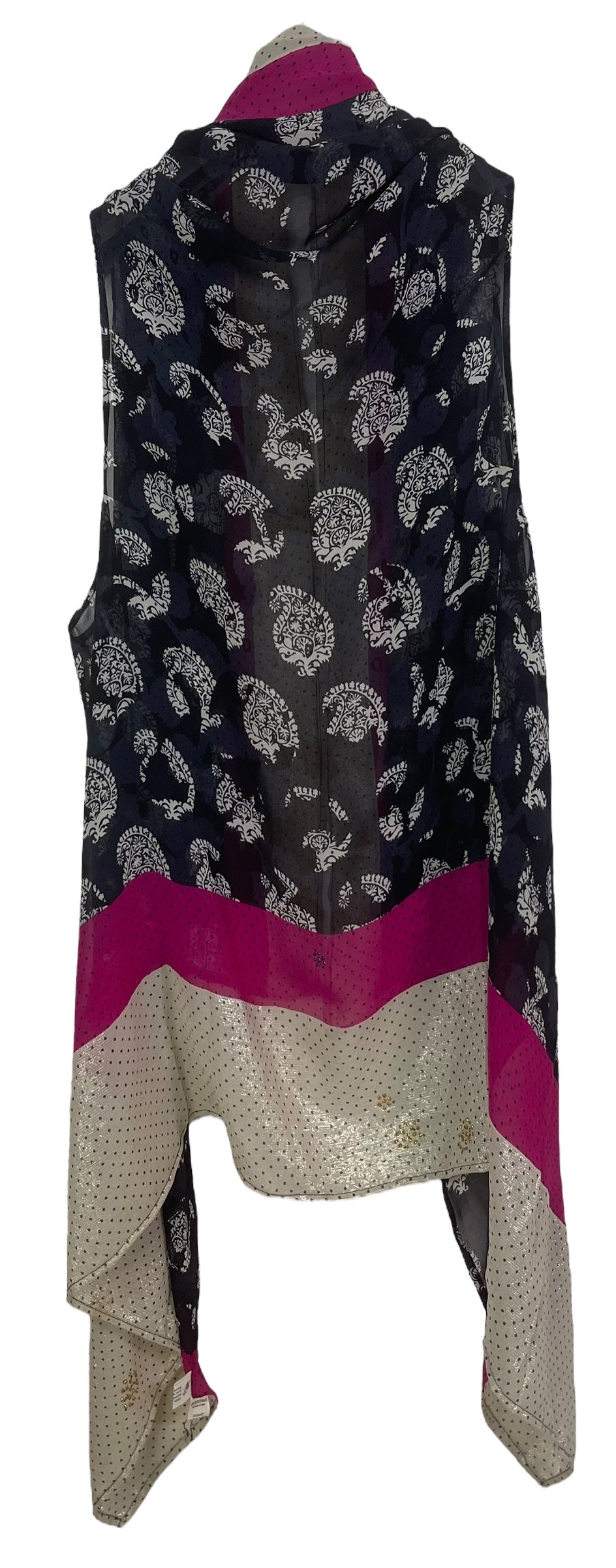 PRG8199 Sheer Avatar Pure Silk Versatile Vest