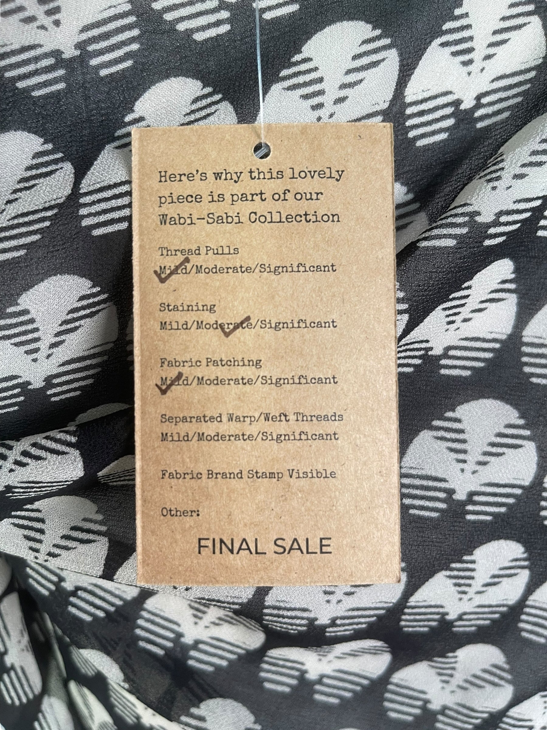 PRG8175 Sheer Wabi Sabi Pure Silk Versatile Vest