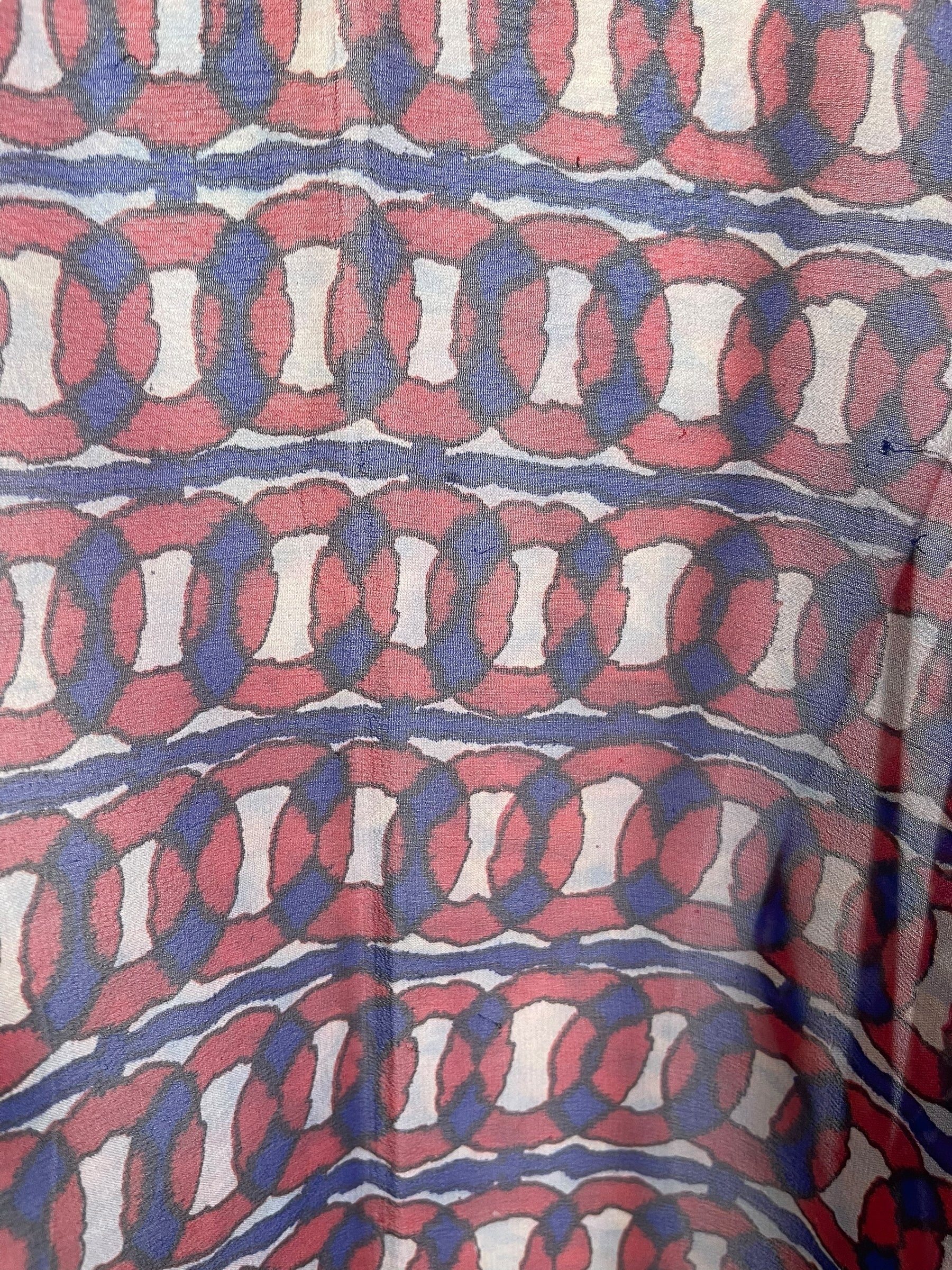 PRG7063 Sheer Wabi Sabi Pure Silk Capelet Poncho