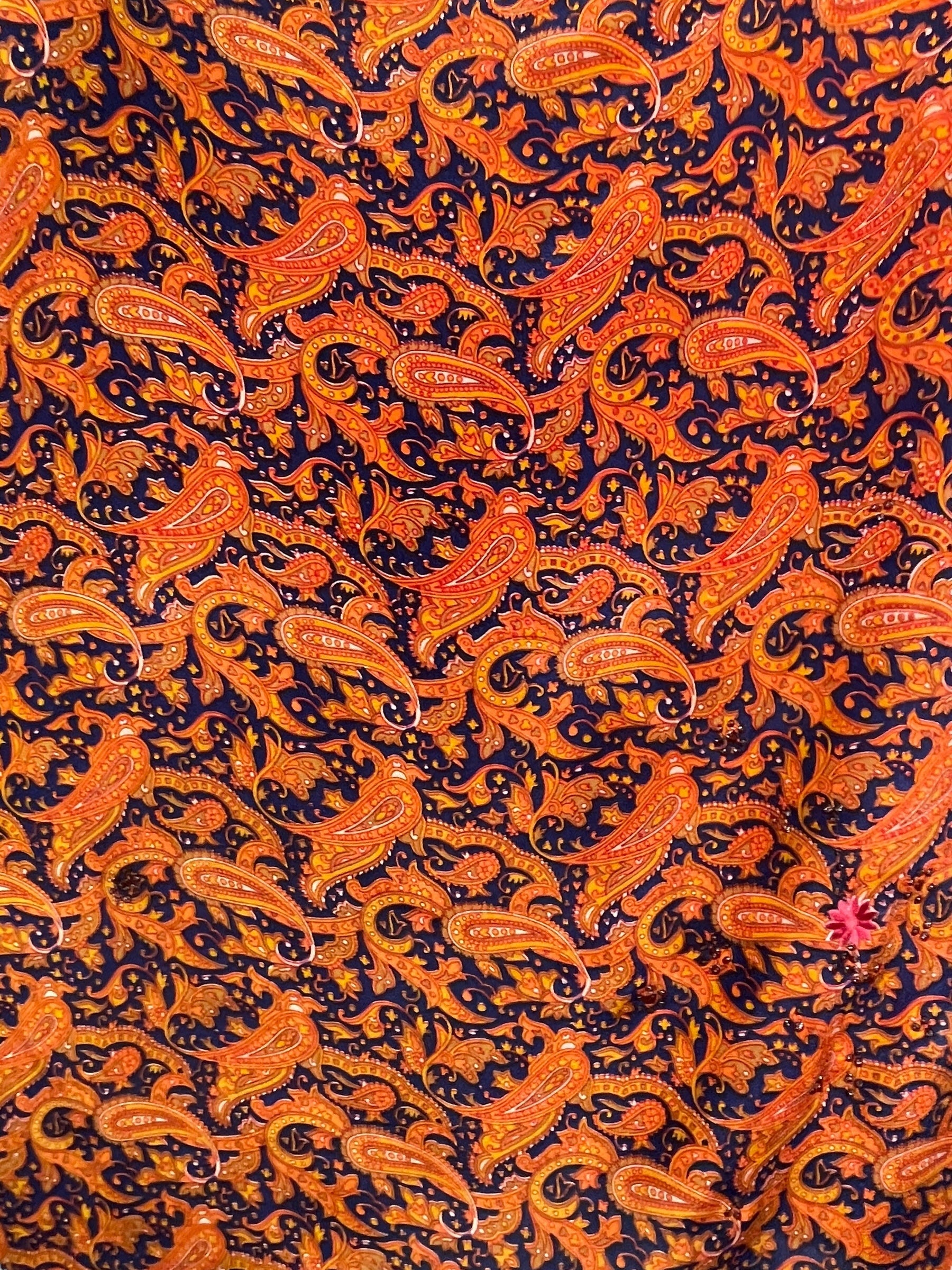 PRC7695 Avatar Pure Silk Short Kaftan Tunic with Slits