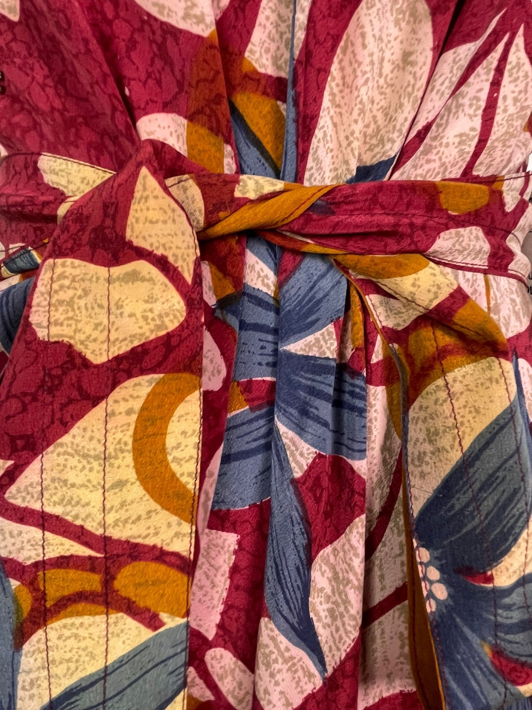 PRC7690 Avatar Pure Silk Maxi Dress with Belt