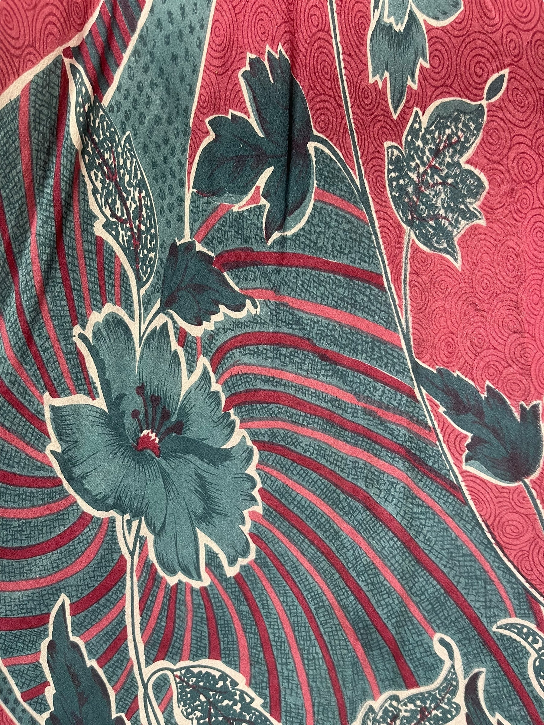 PRC7689 Wabi Sabi Pure Silk Maxi Dress with Belt