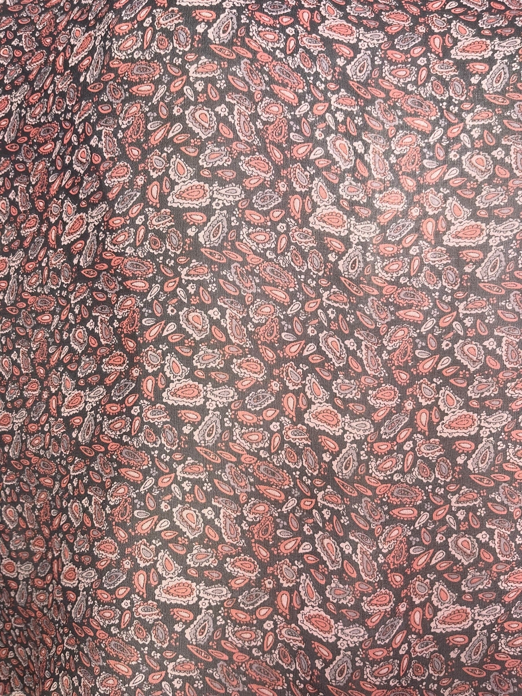 PRG7834 Sheer Avatar Pure Silk Side Slit Top