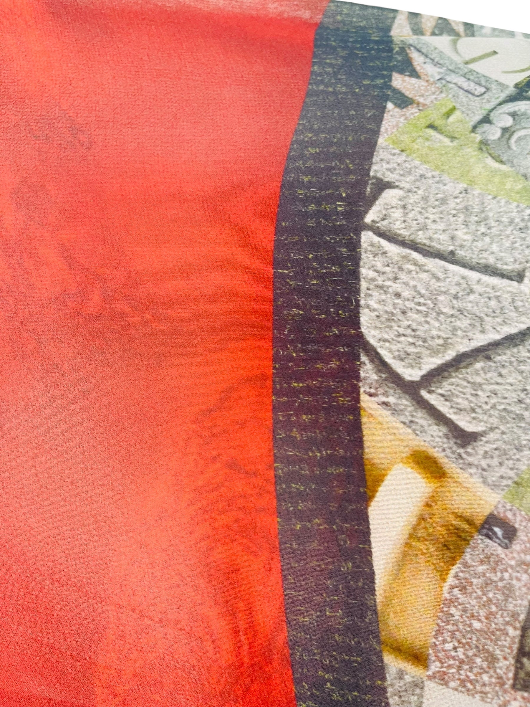 PRG6858 Sheer Wabi Sabi Pure Silk Side Slit Top