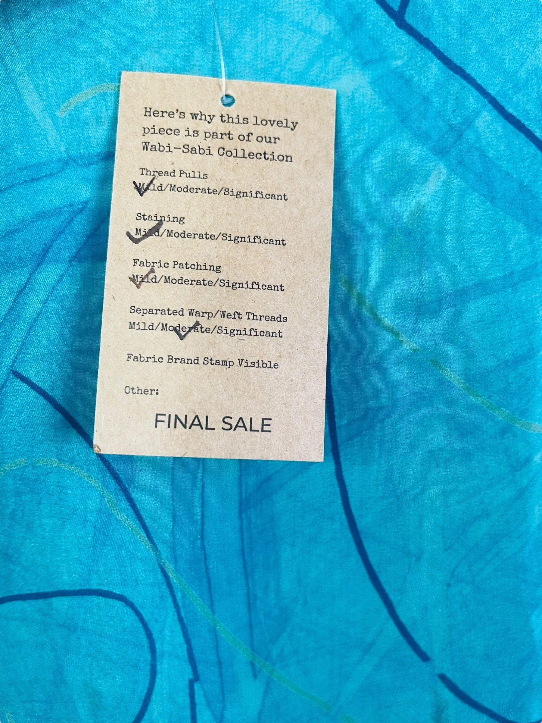 PRC7621 Pure Silk Wabi Sabi Capelet Poncho